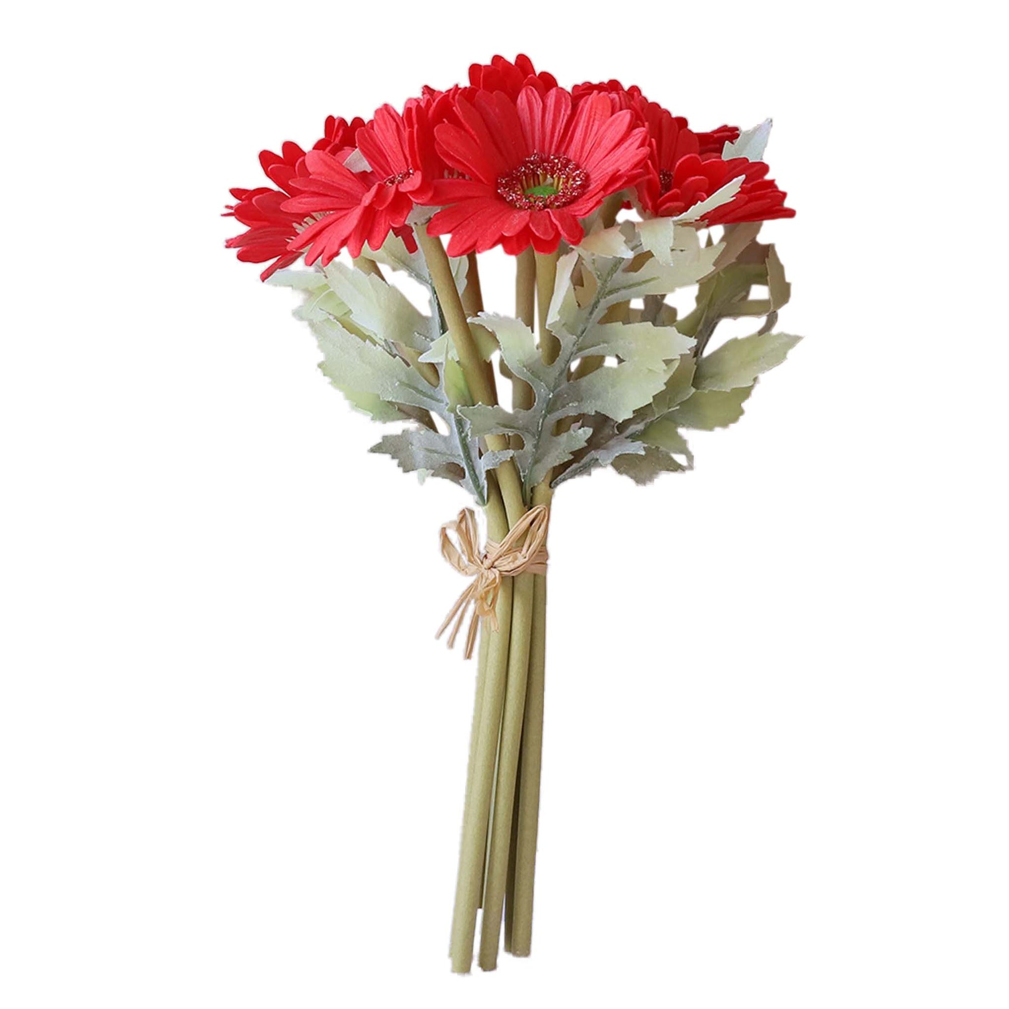 Artificial Gerbera Daisy Bouquet Real Touch Flowers for Wedding Bouquets