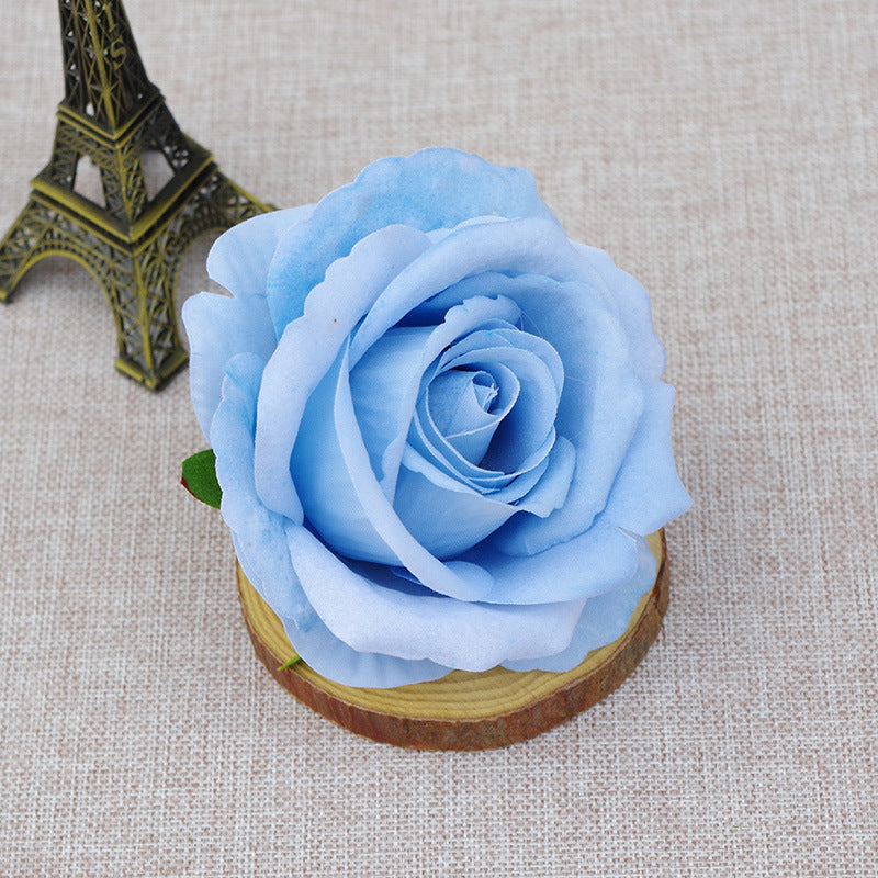 Artificial Flowers Silk Rose Heads in Bulk