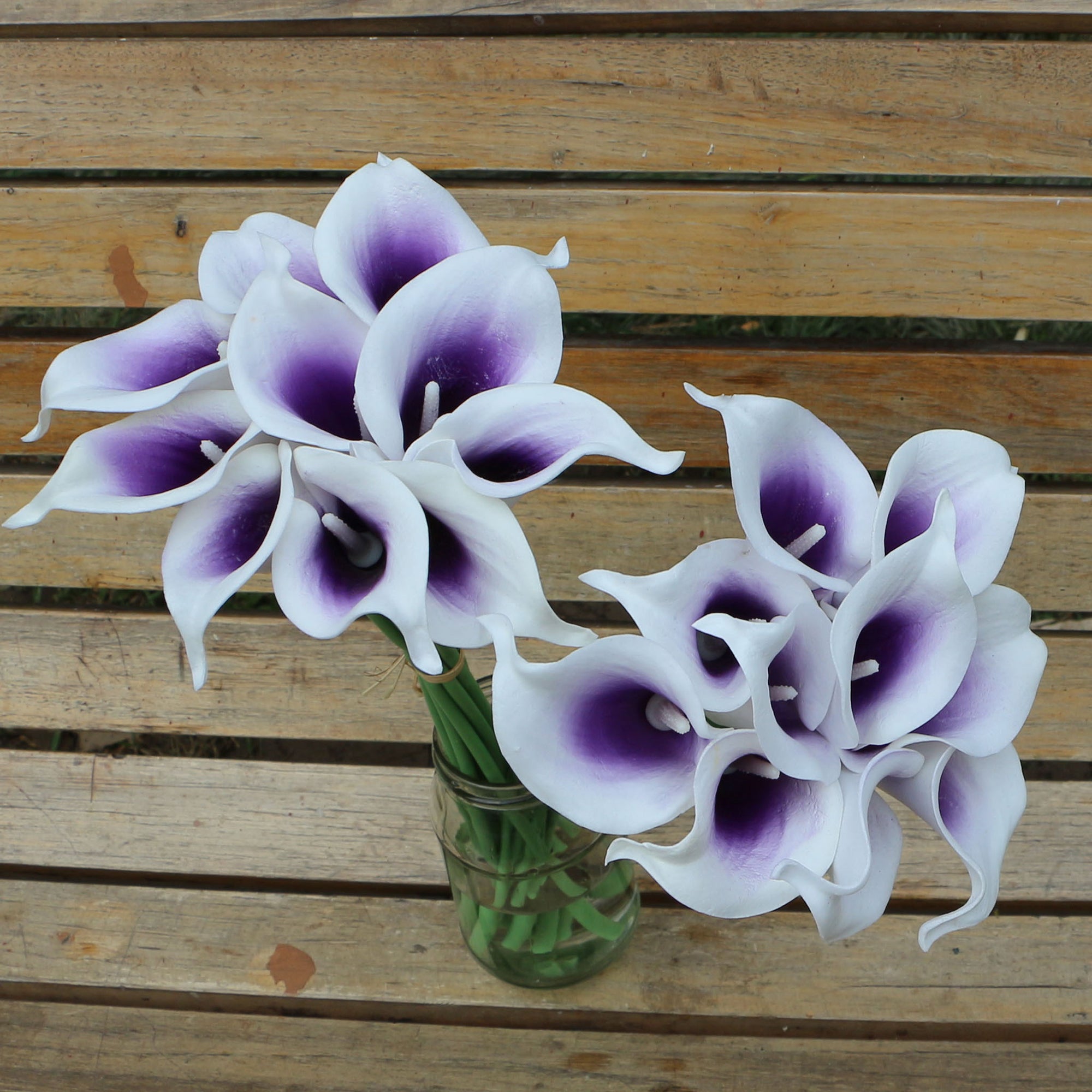 Eggplant Purple Calla Lily Wedding Bouquet