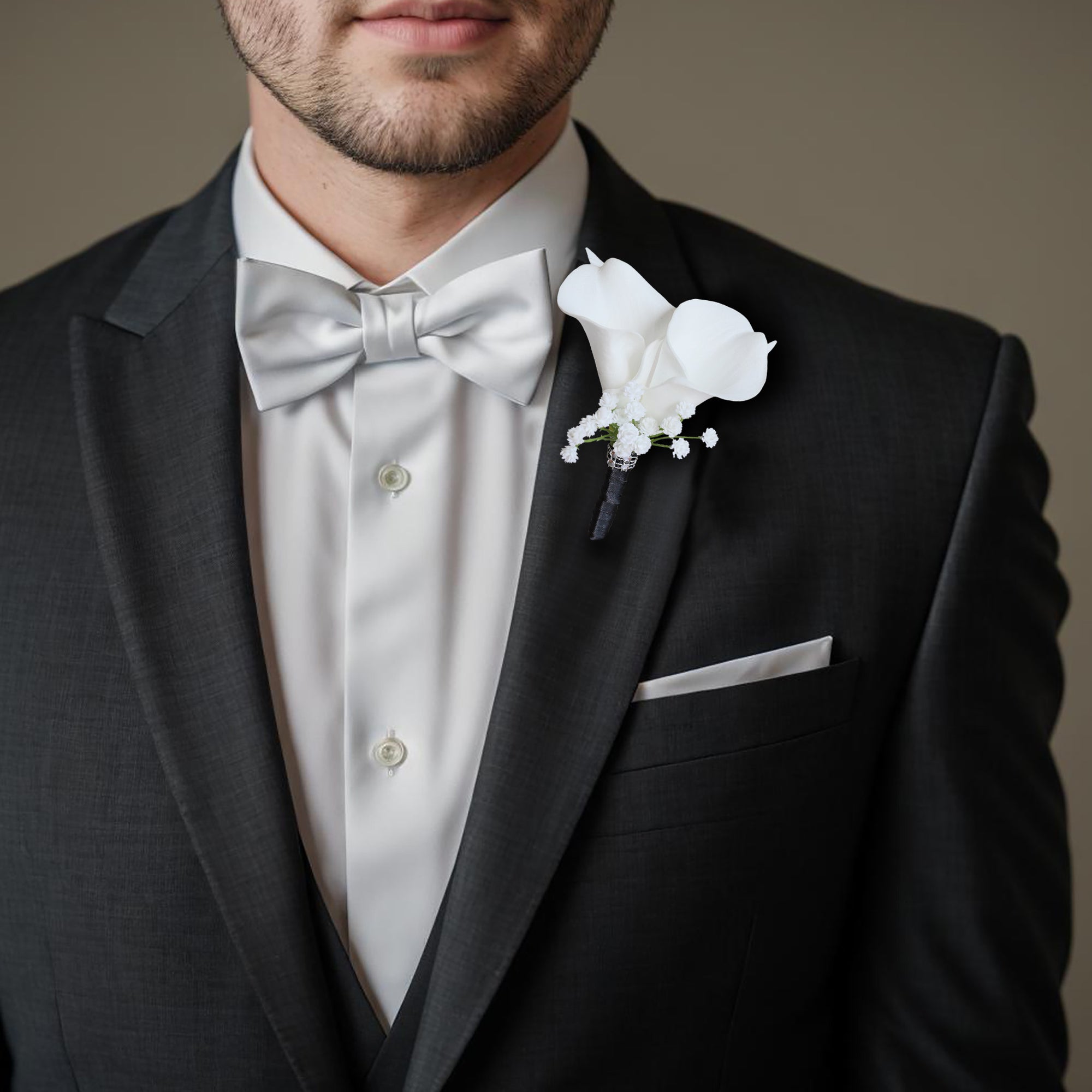 White Calla Lily Bouquets Boutonnieres Corsages