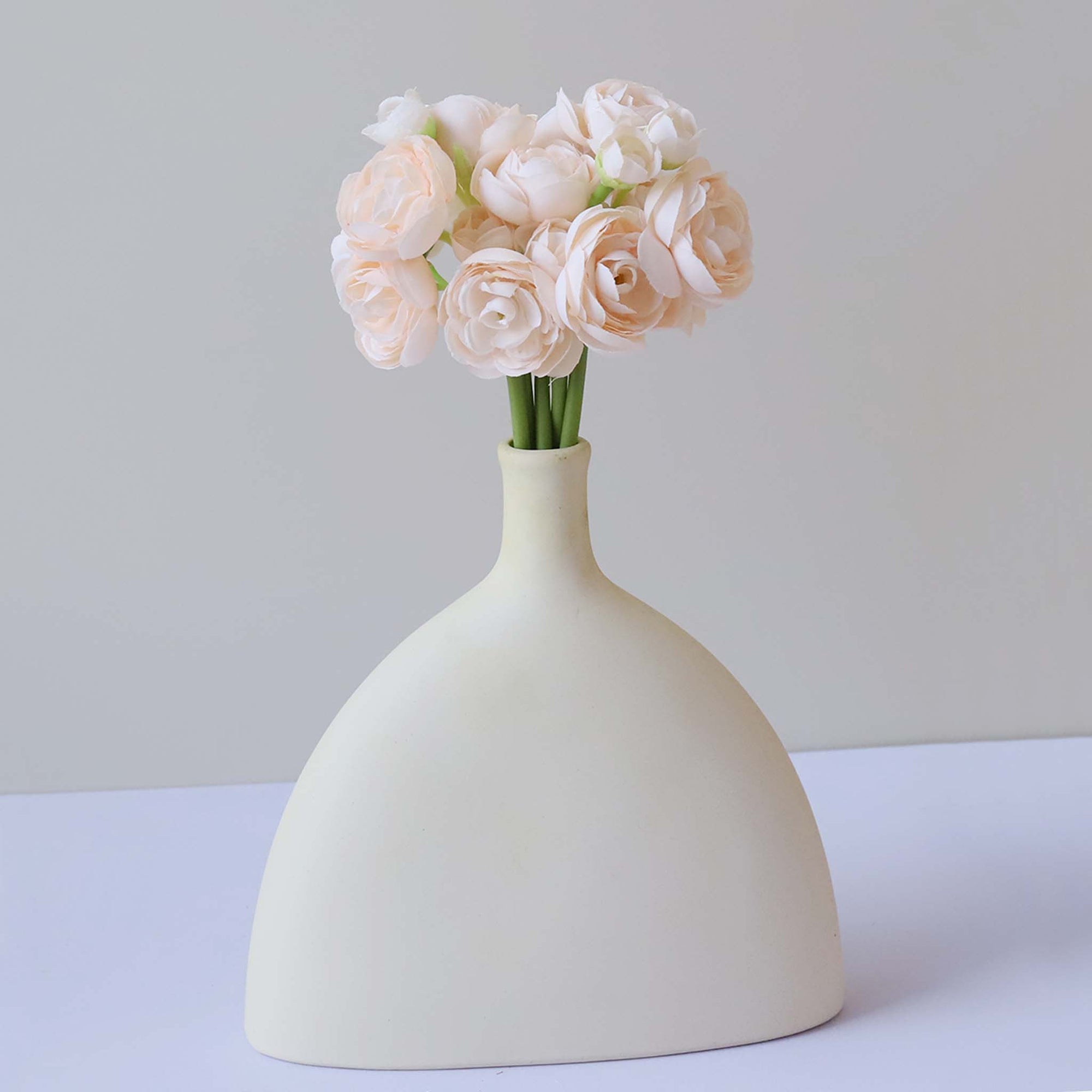 Small Peony Silk Ranunculus Flower Bundle