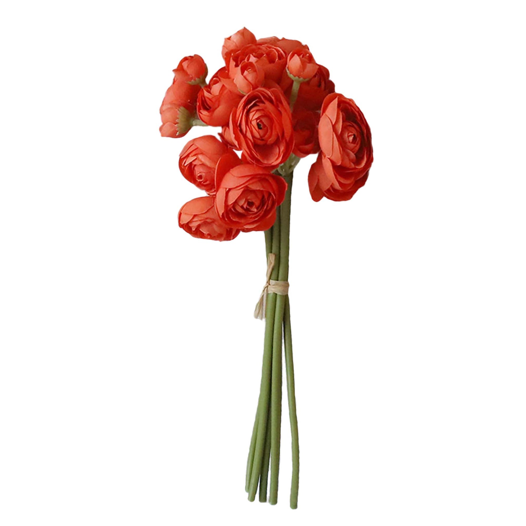 Mini Silk Ranunculus Flower Bush