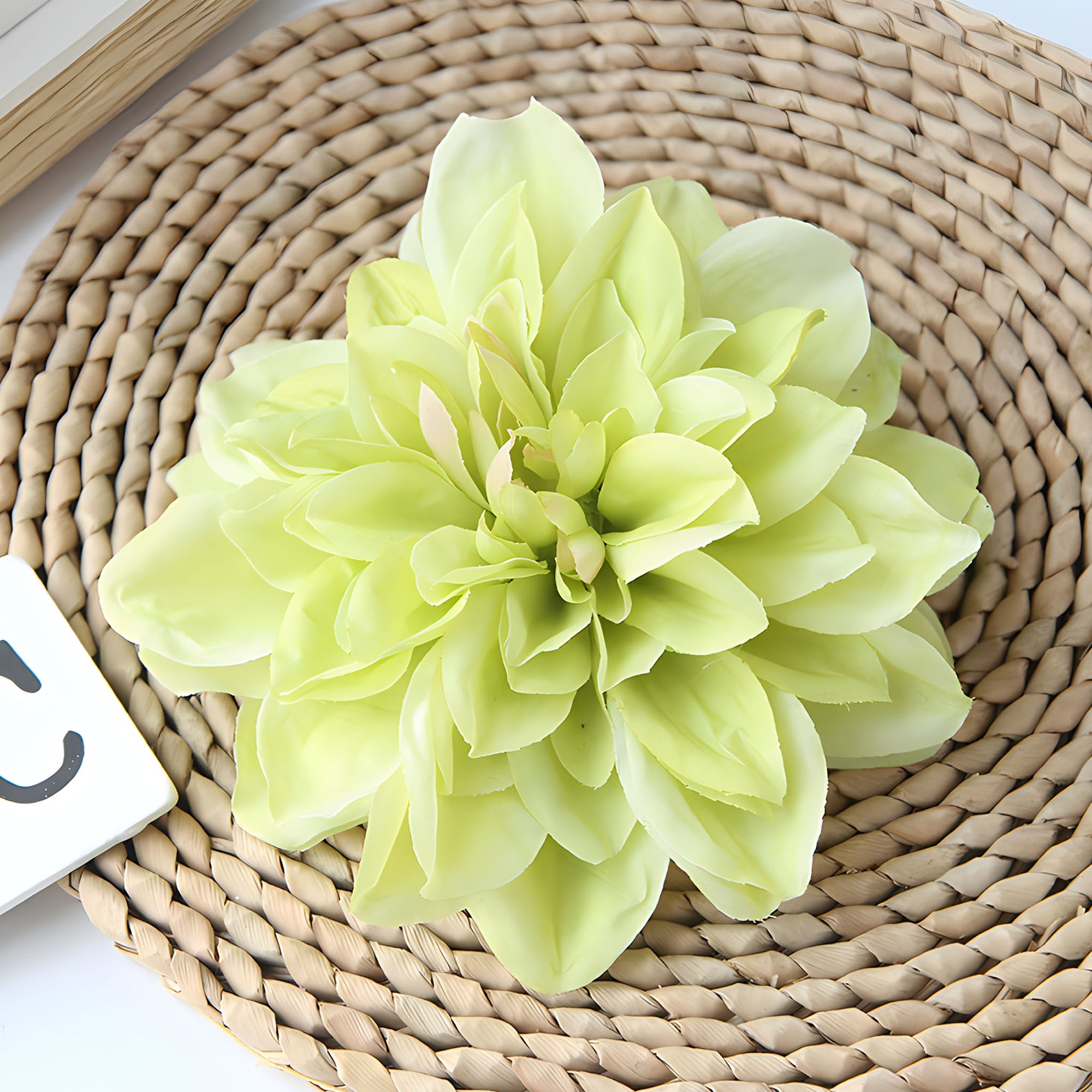 Artificial Dahlia Silk Flower Heads Wholesale Flowers 6"