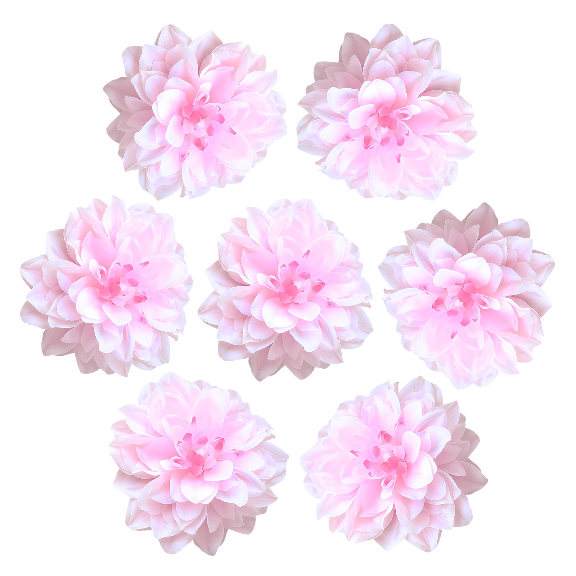 Artificial Dahlia Silk Flower Heads Wholesale Flowers 6"