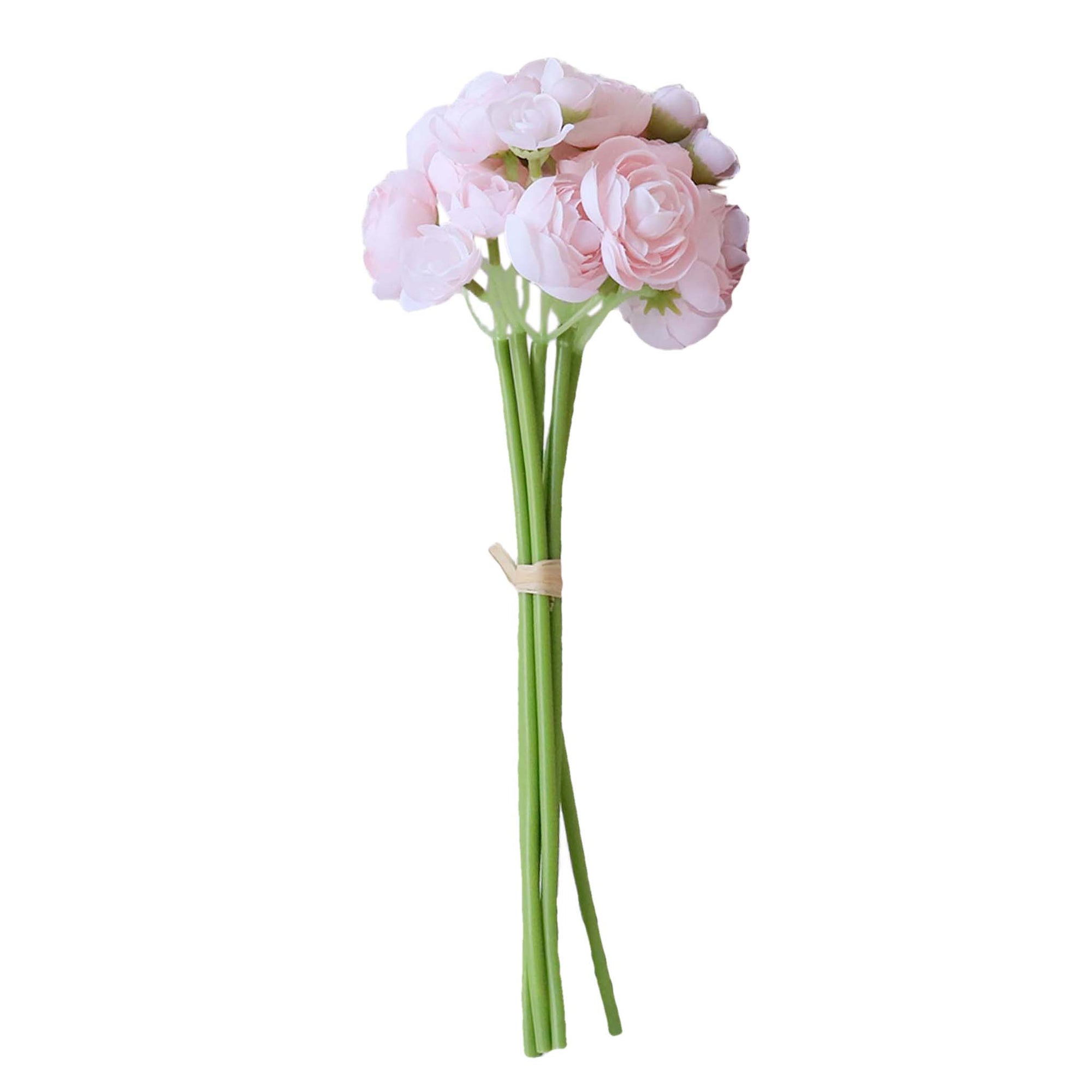 Small Peony Silk Ranunculus Flower Bundle
