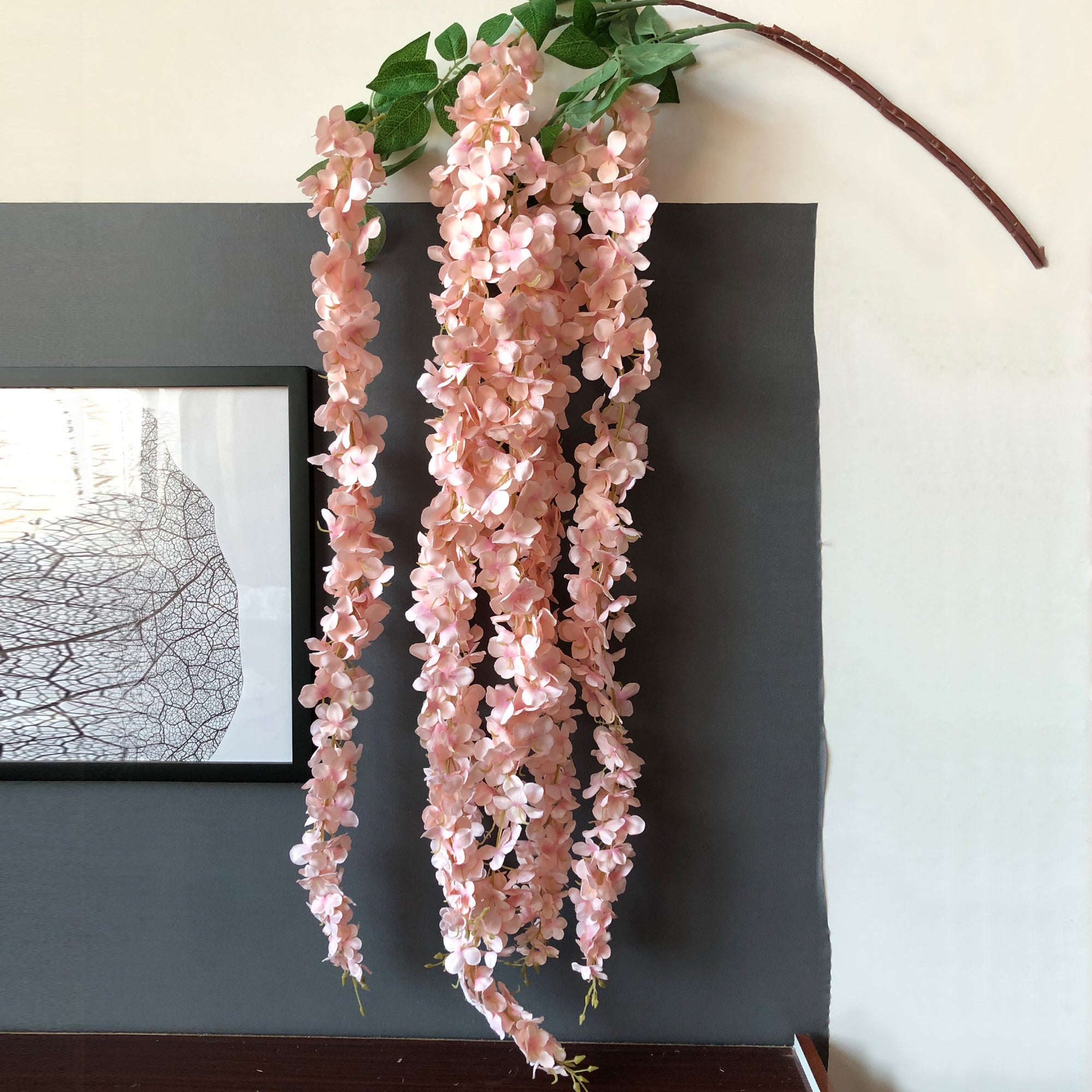 Light Pink Wisteria Artificial Flower Vines