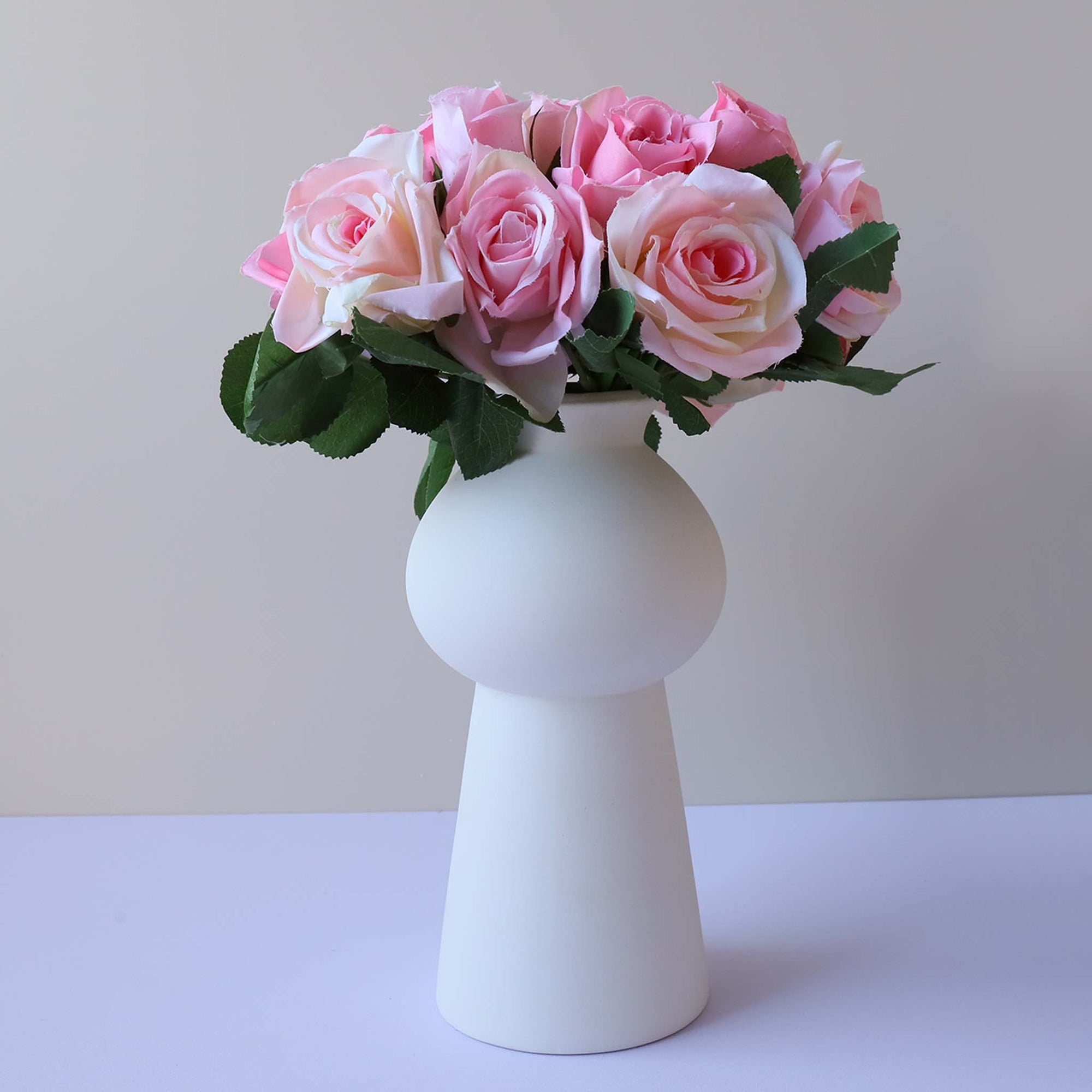Fake Small Flower Bouquet Silk Rose Bunches