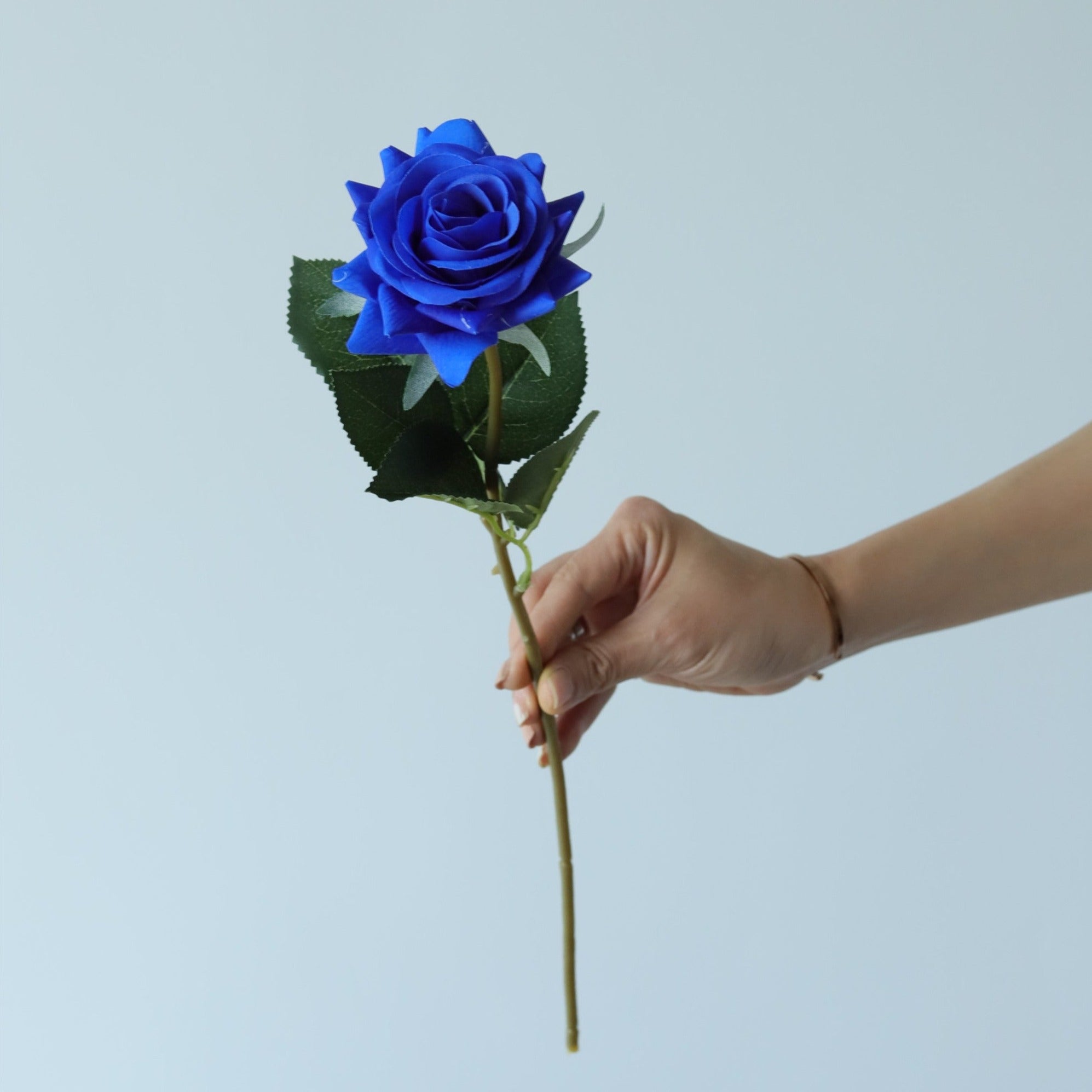 Royal Blue Wedding Flowers Real Touch Roses