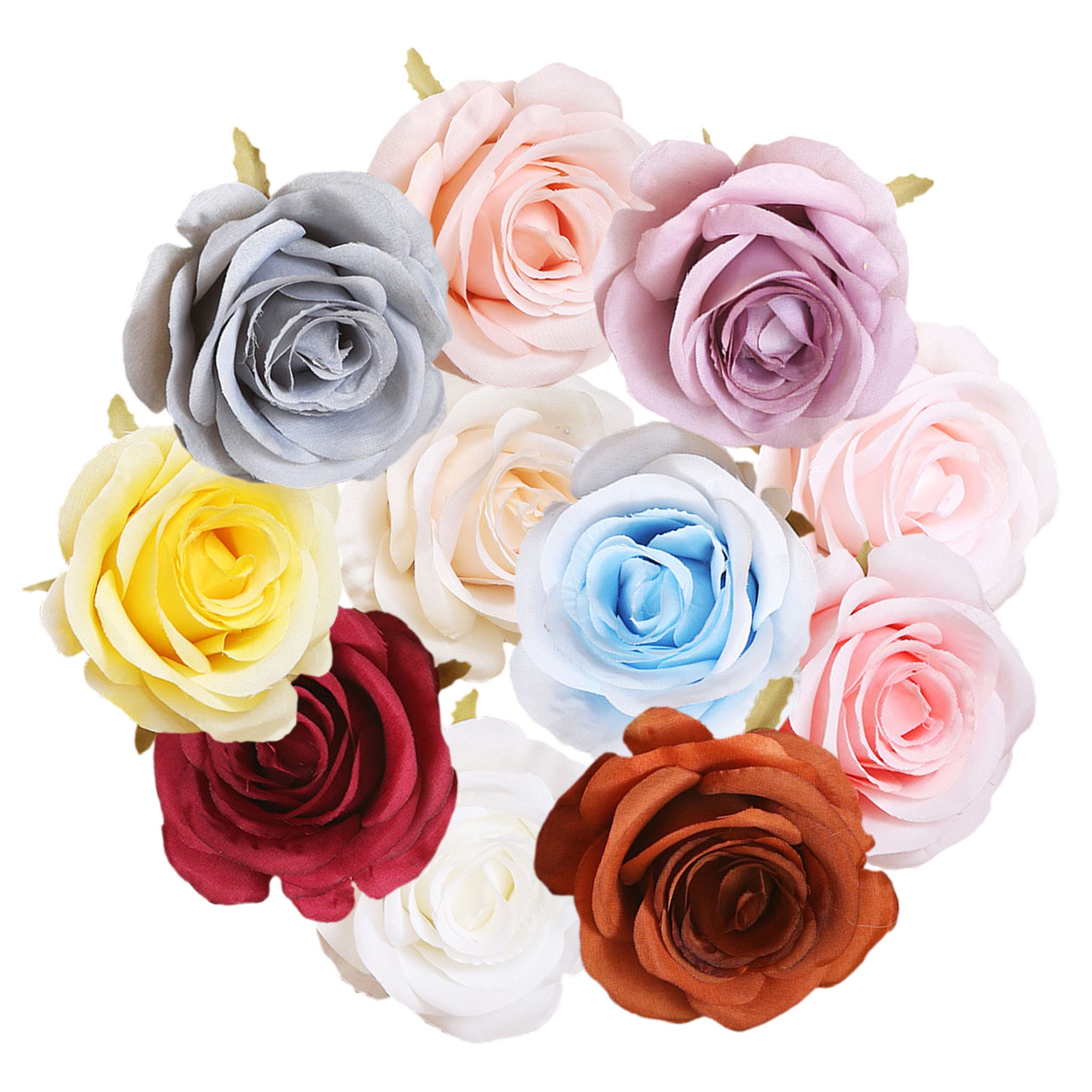 Fake Rose Heads Wholesale Silk Flowers