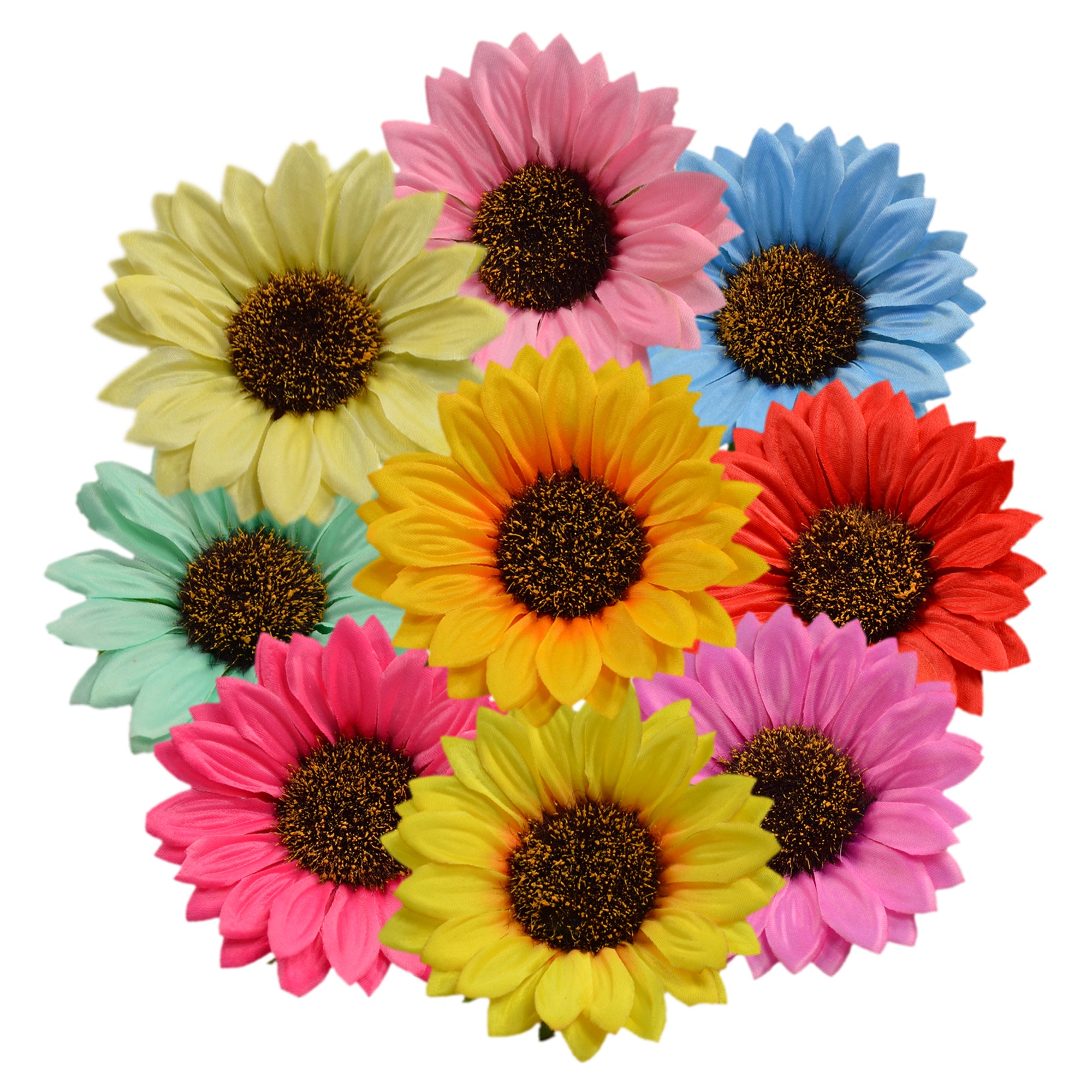 Bulk Silk Sunflowers Artificial Flowers 4"