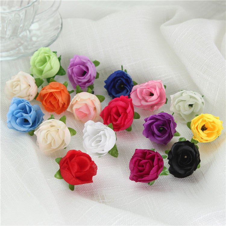 Wholesale Silk Flowers Mini Roses Bulk Craft Artificial Flowers