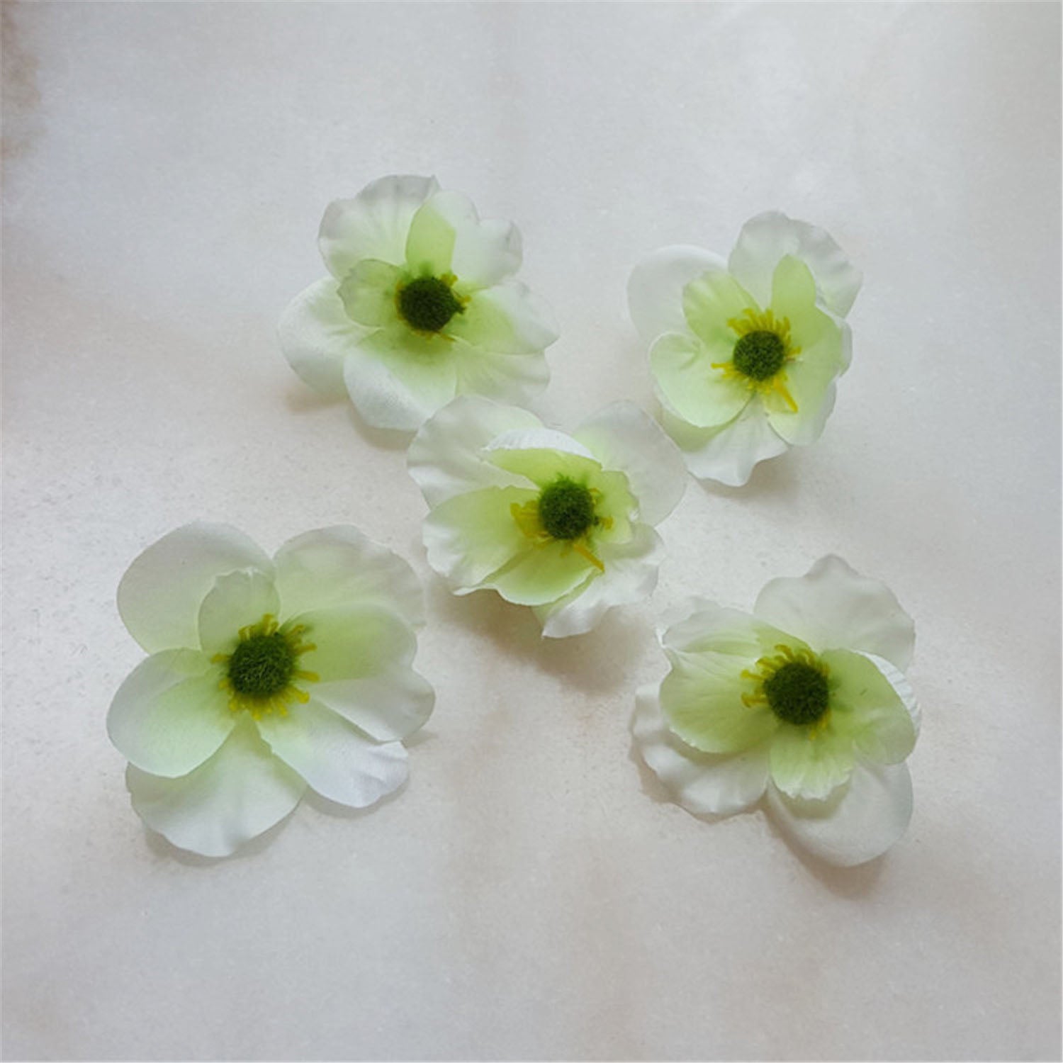 Silk Poppy Flowers Artificial Anemones