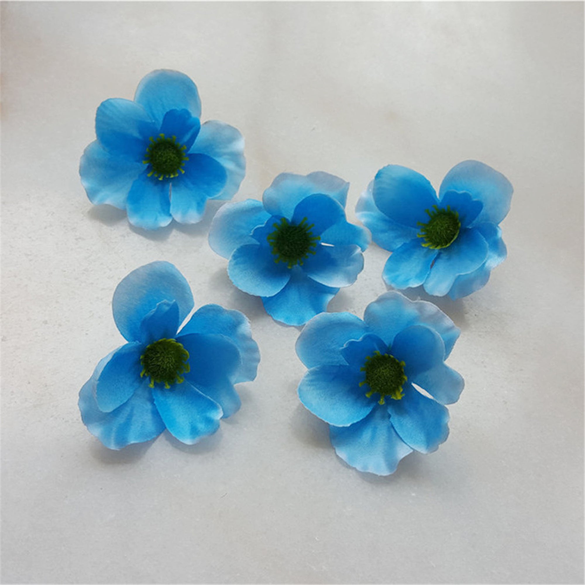 Silk Poppy Flowers Artificial Anemones