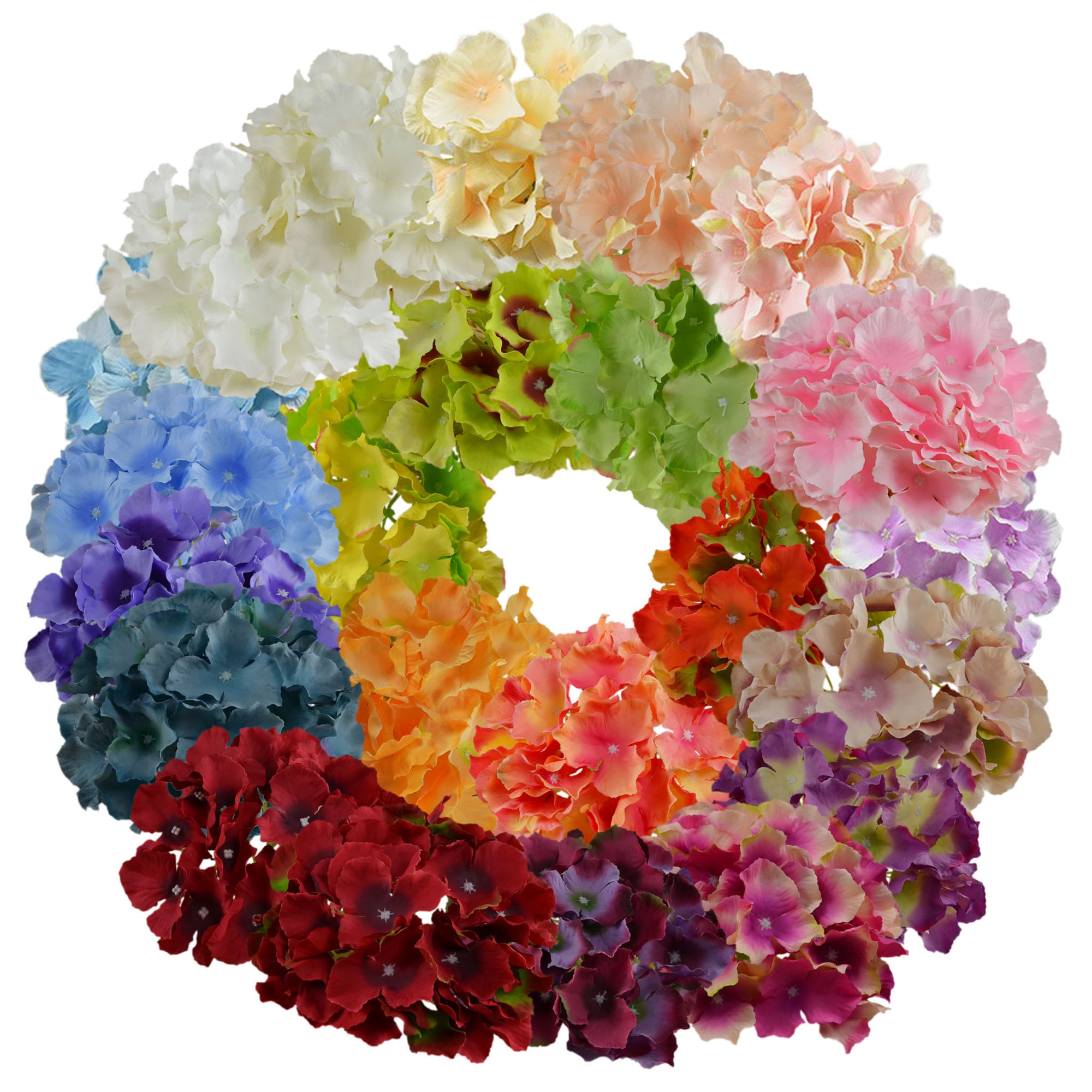 Bulk Fake Hydrangea Large Flower Heads
