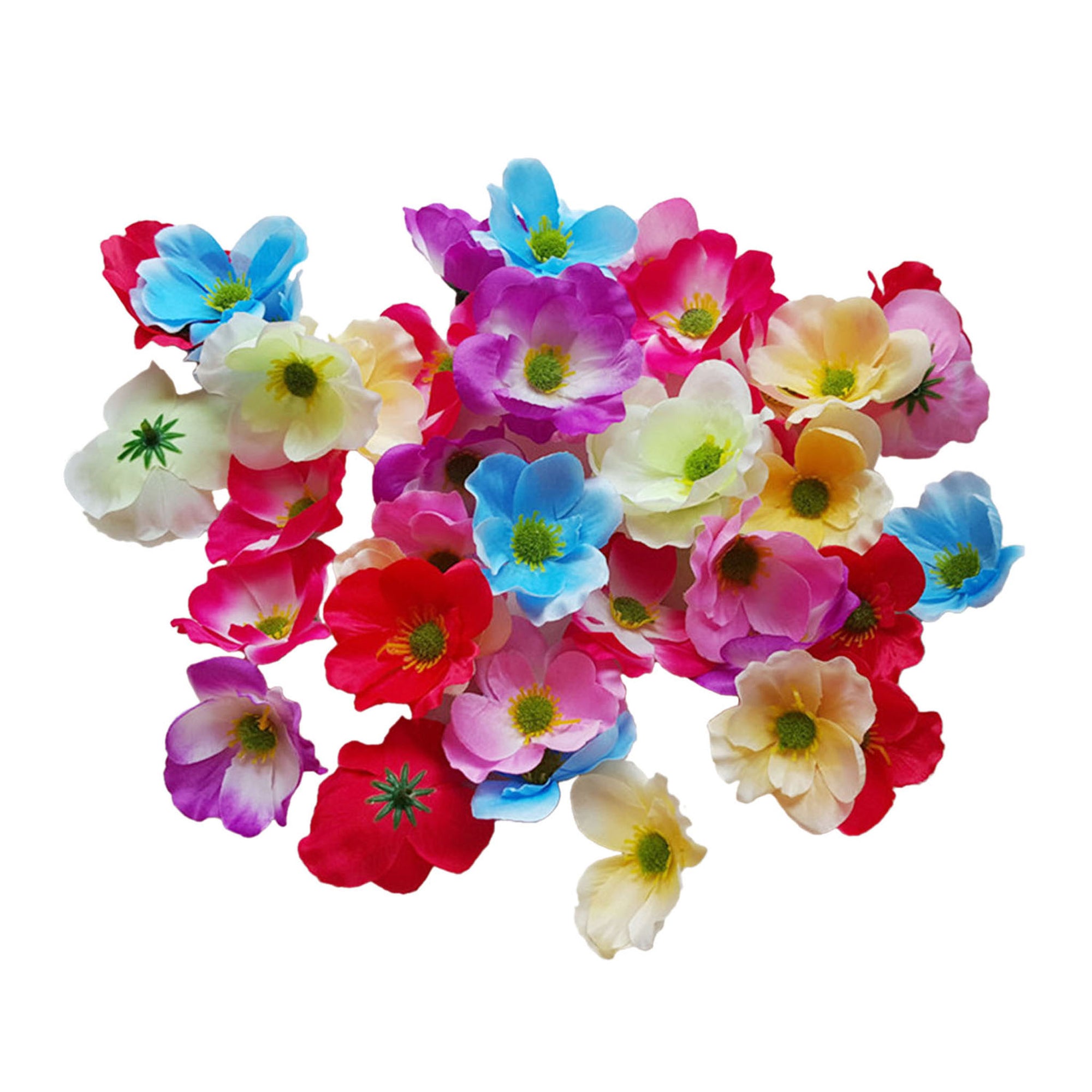 Silk Poppy Flowers Artificial Anemones