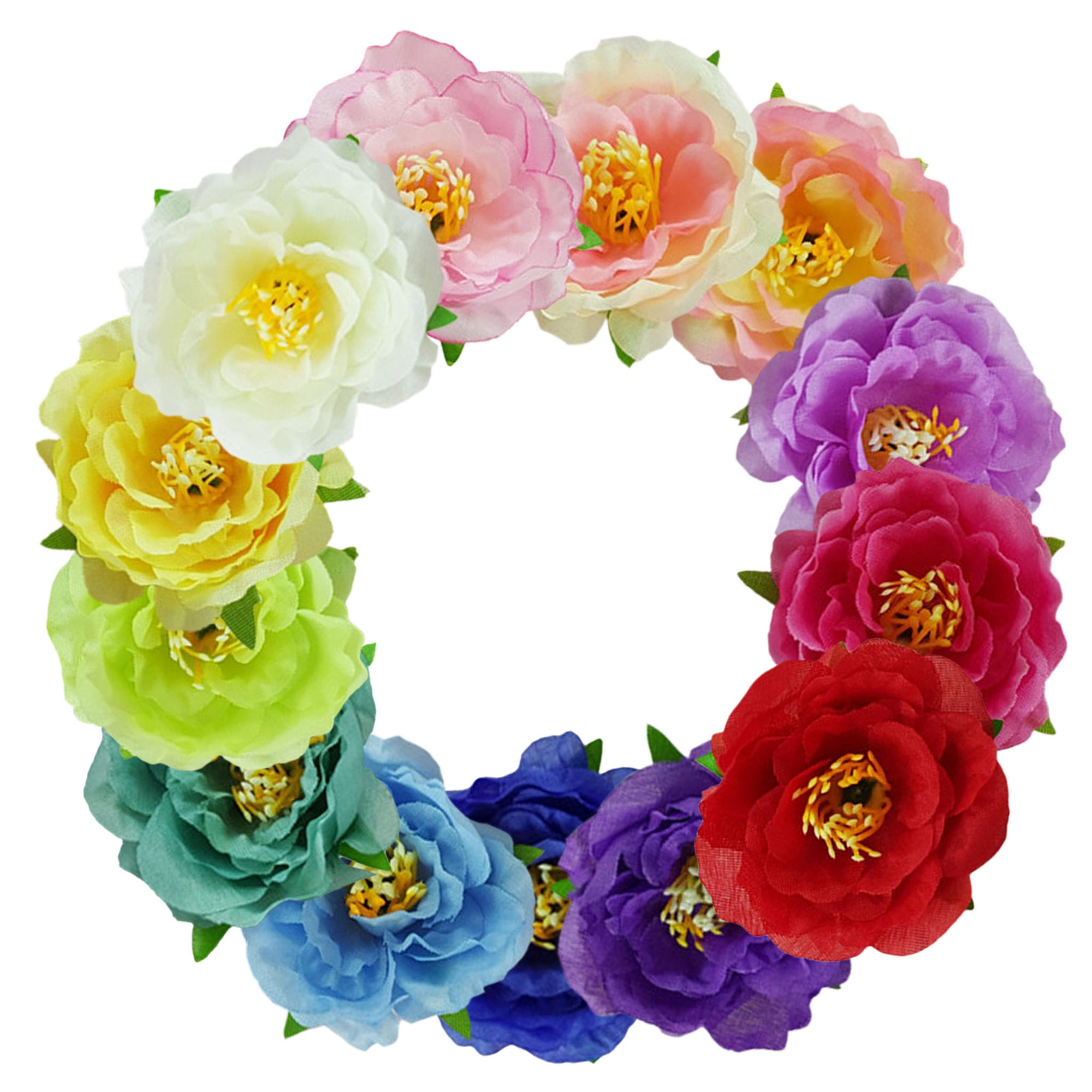 Small Silk Flowers 100 Bulk 2"