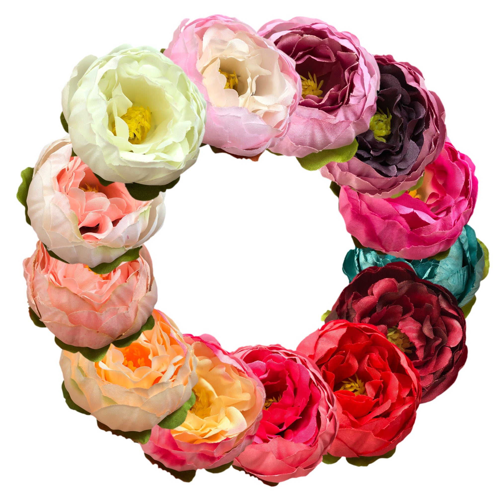 Small Silk Peony Flowers Peony Heads for Wedding Party