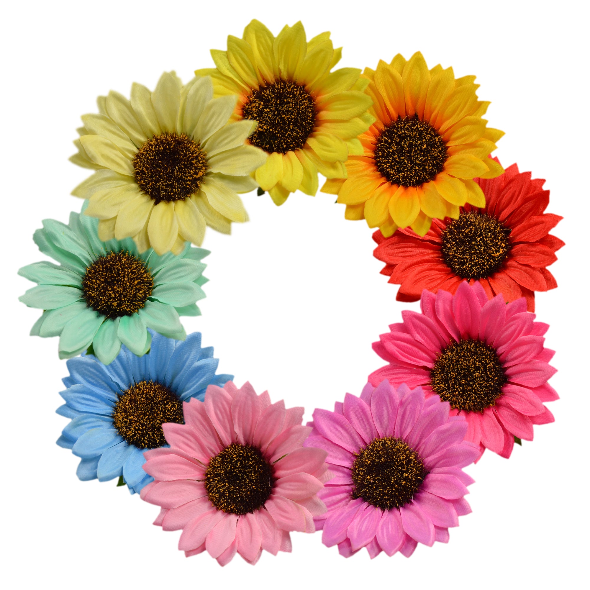 Bulk Silk Sunflowers Artificial Flowers 4"