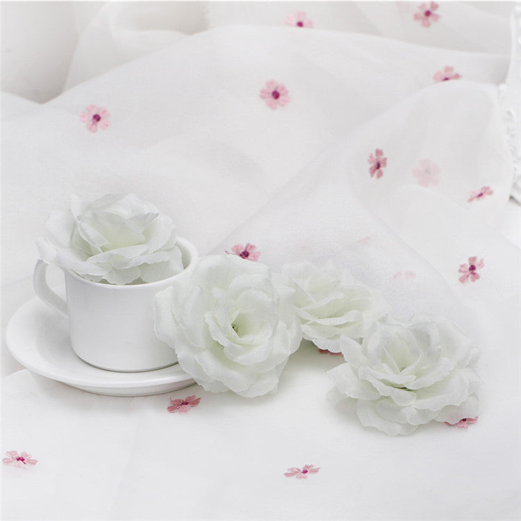 Wholesale Silk Flower Heads Artificial Roses 3 inch 100 Flowers For Flower Ball DIY