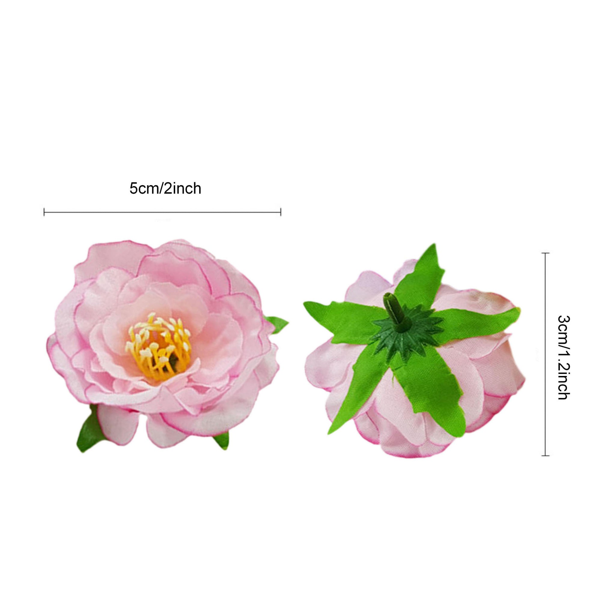 Small Silk Flowers 100 Bulk 2"