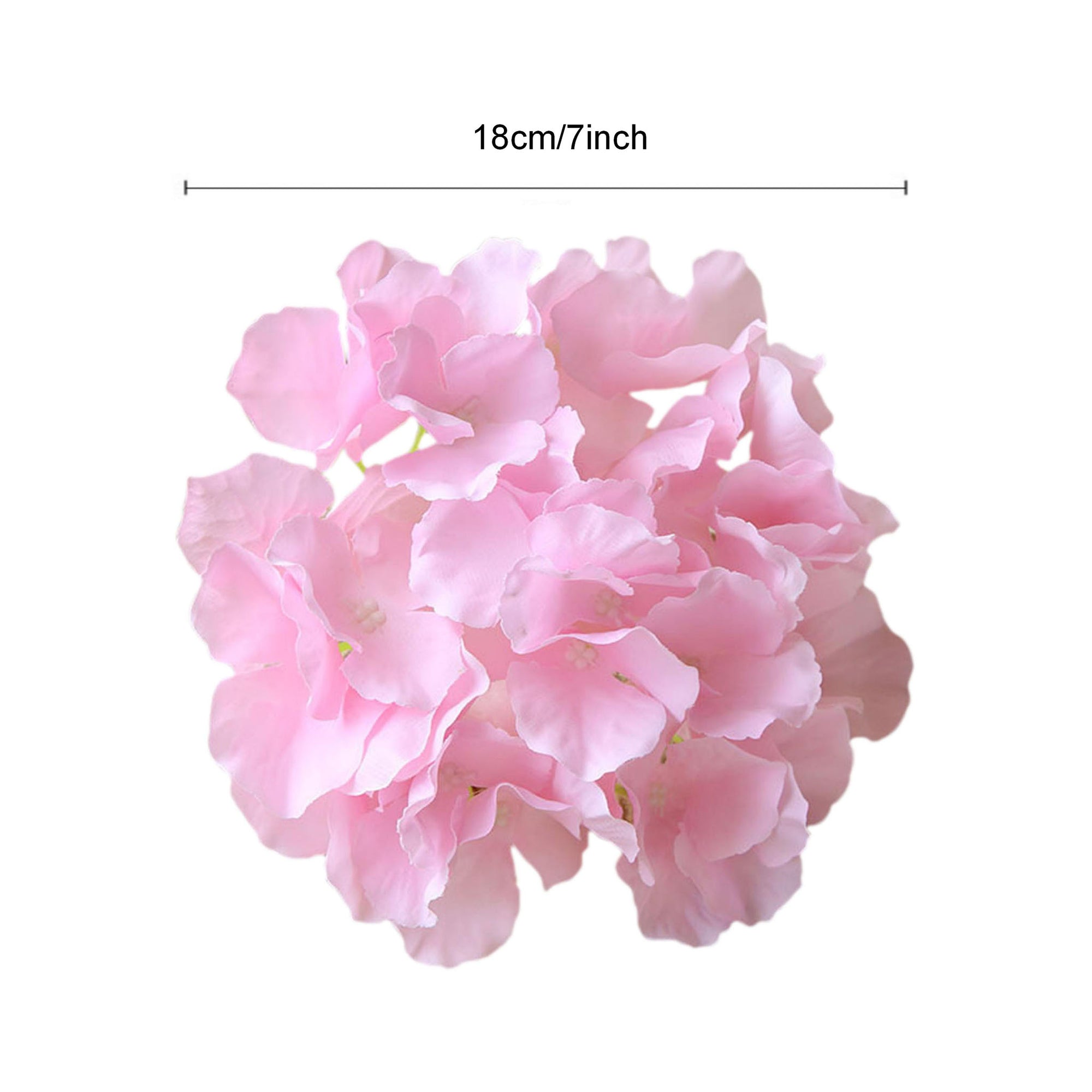 Artificial Silk Hydrange Flower Heads 7 inch