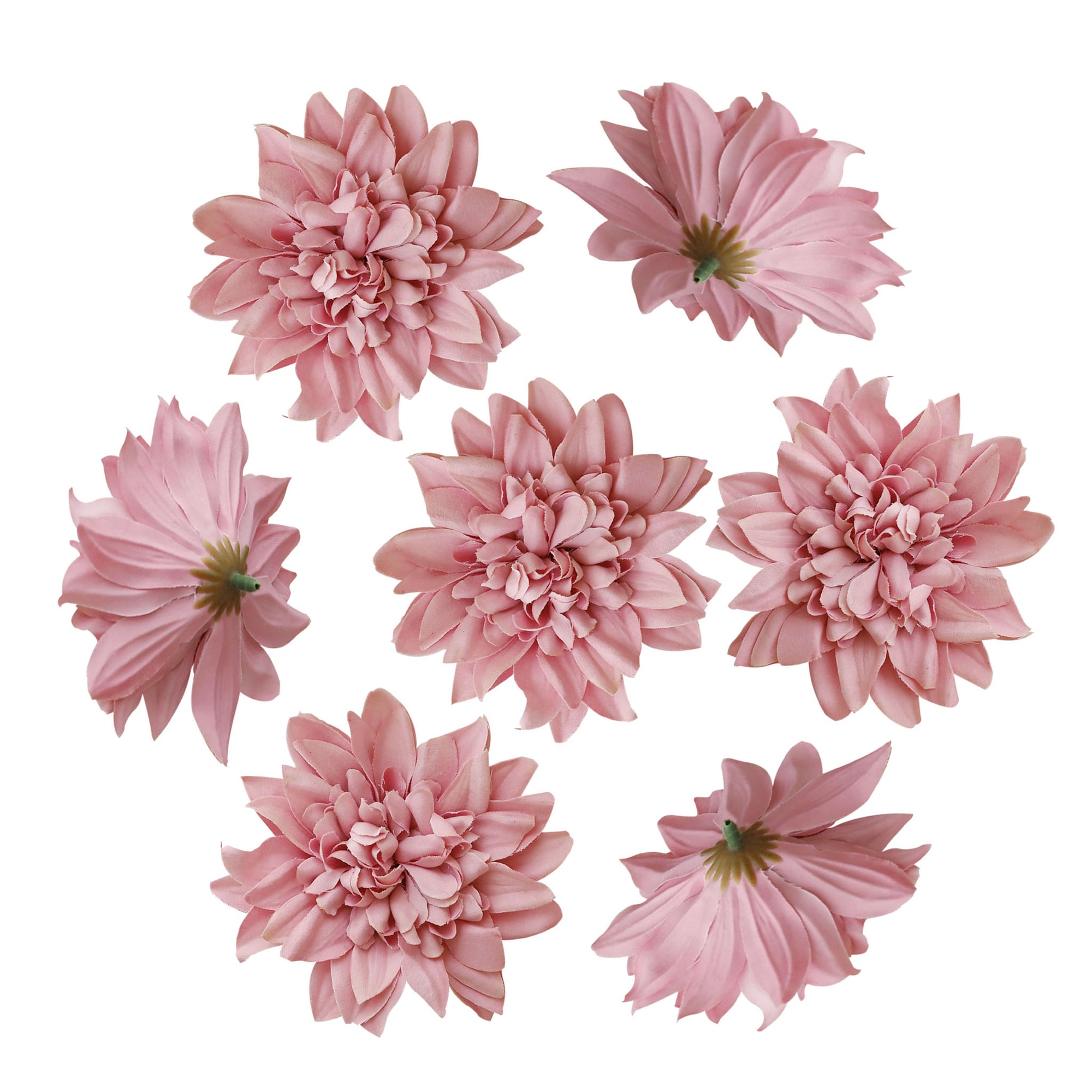 Artificial Dahlia Flowers Heads 4"