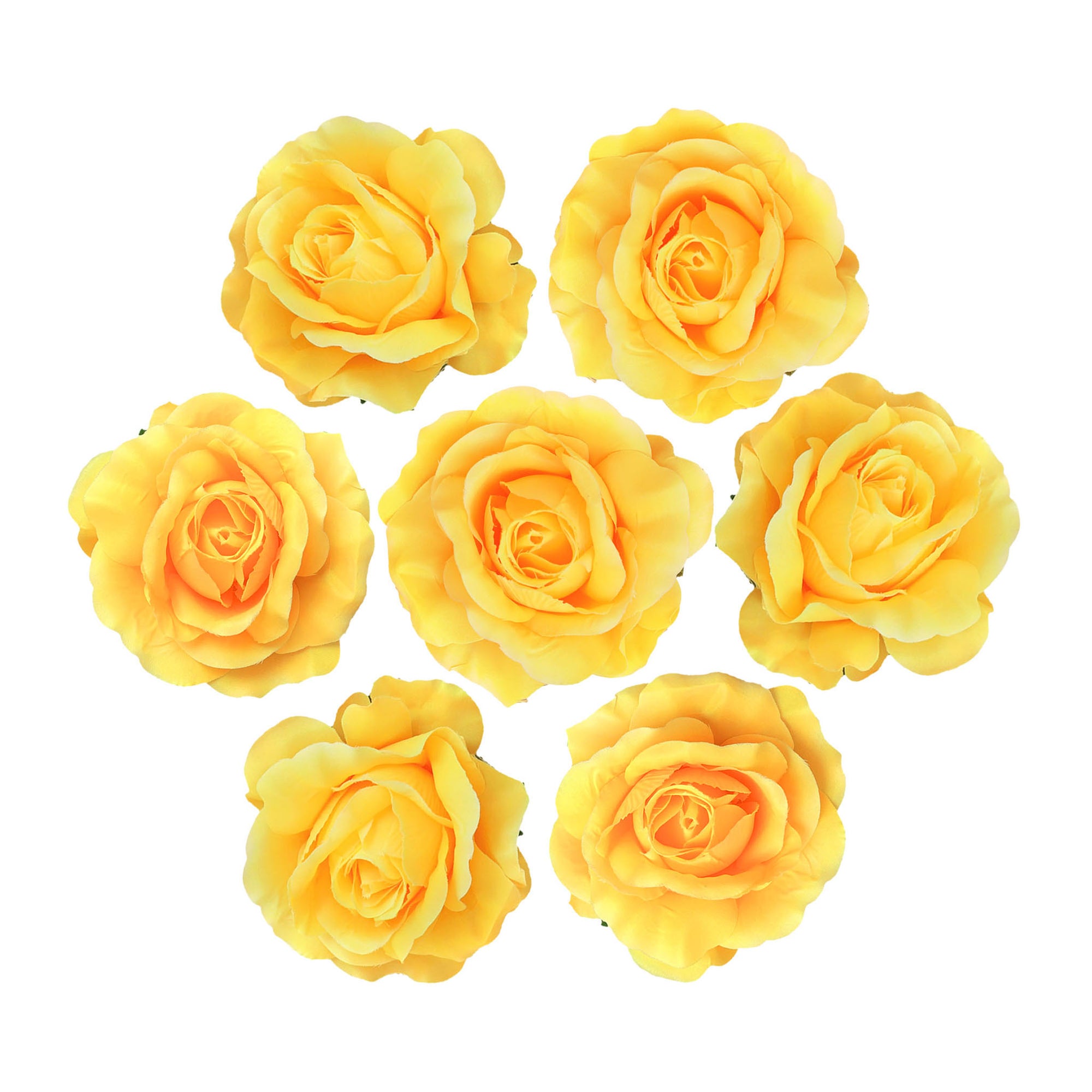 Extra Large Fake Silk Rose Heads 5 inches