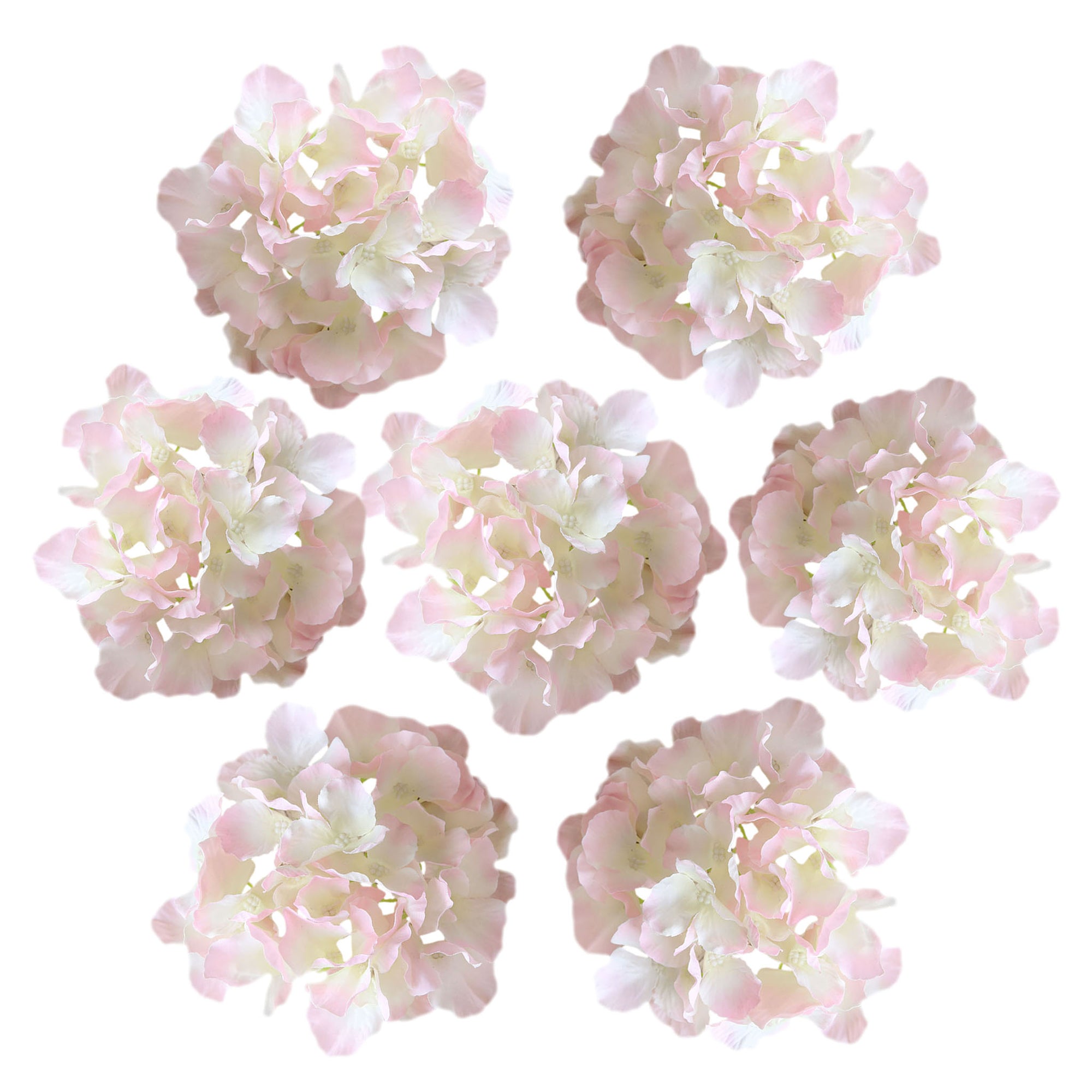 Artificial Silk Hydrange Flower Heads 7 inch