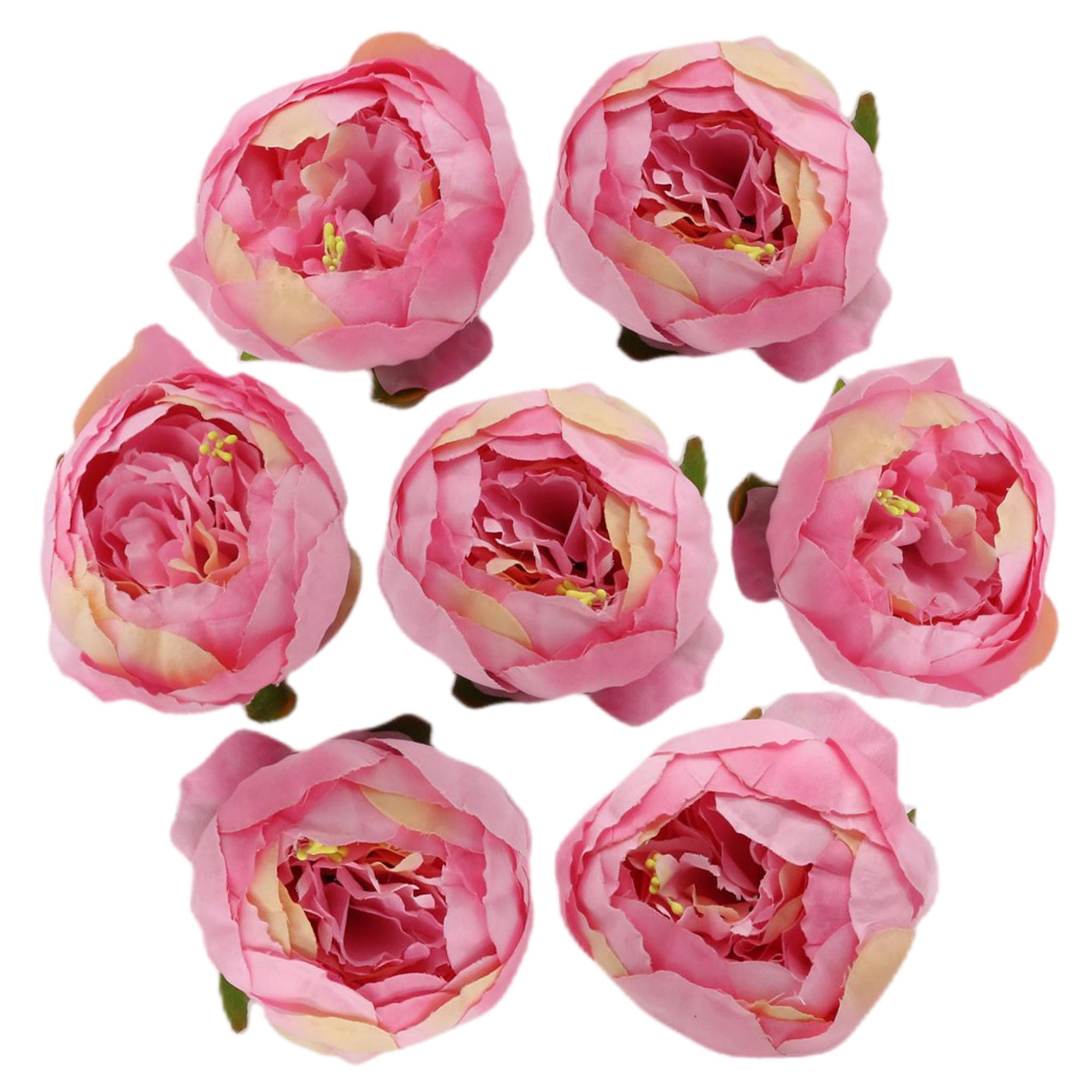 Bulk Fake Flowers Silk Peony Blooms for Flower Wall DIY