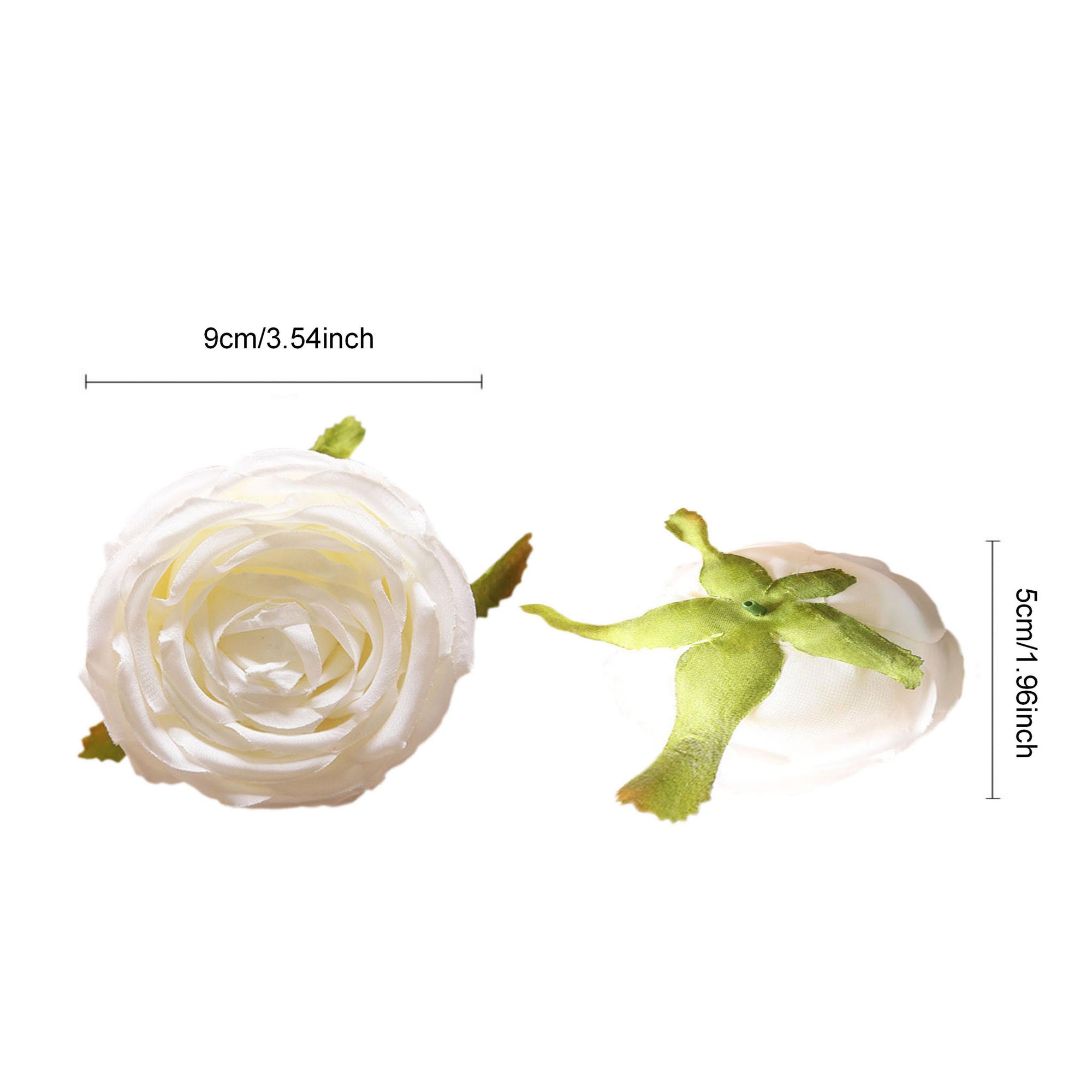 Bulk Artificial Flowers Silk Rose Heads