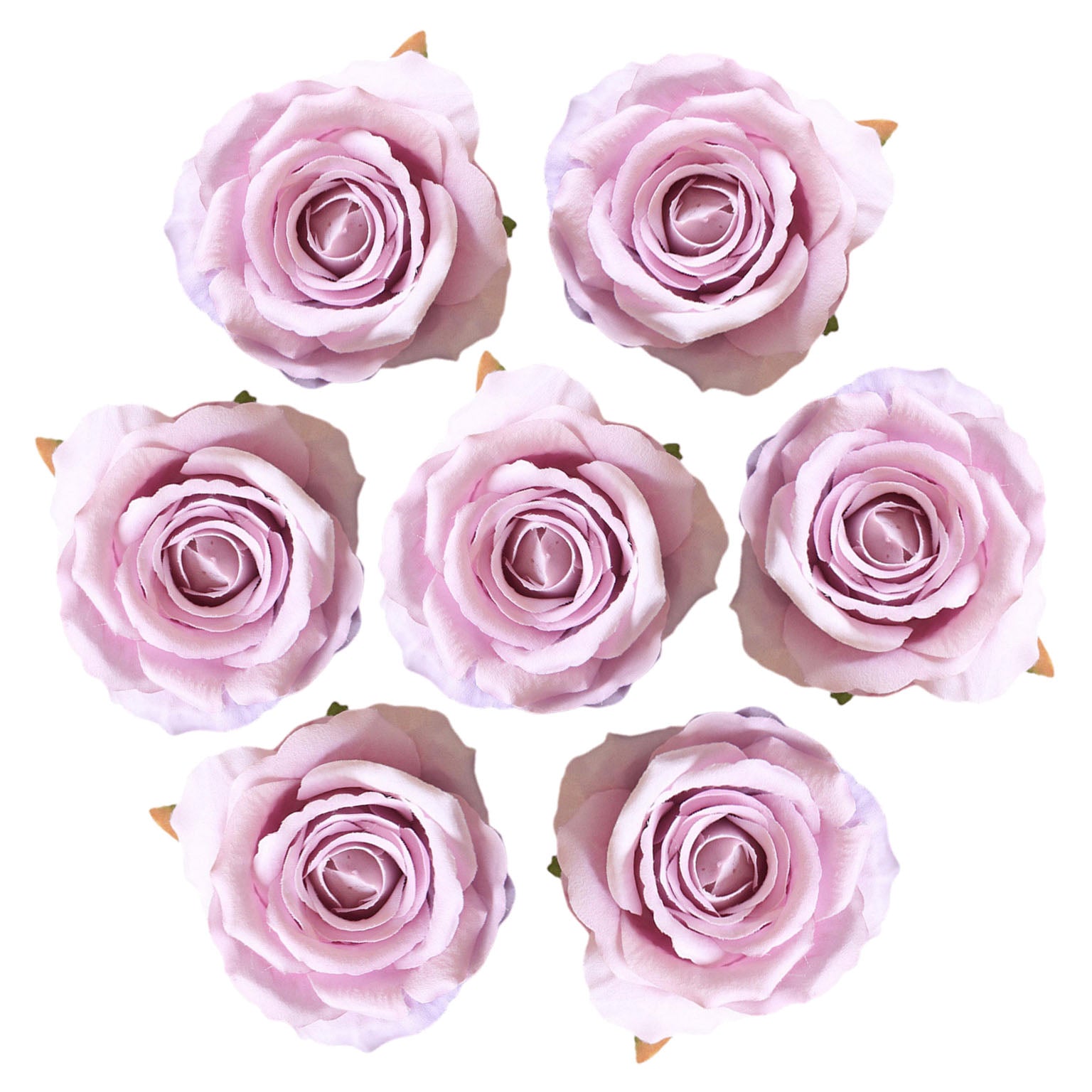 Quality Artificial Flower Heads Velvet Roses