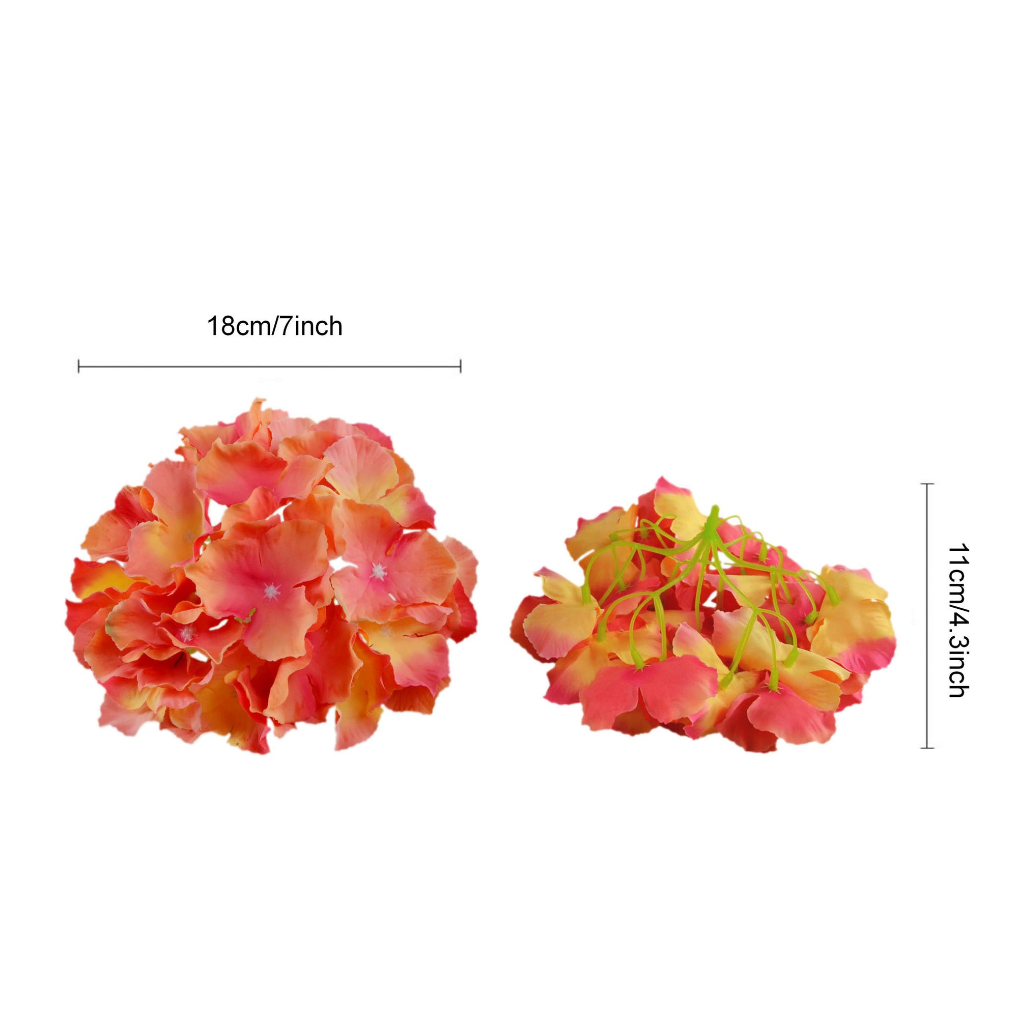 Bulk Fake Hydrangea Large Flower Heads