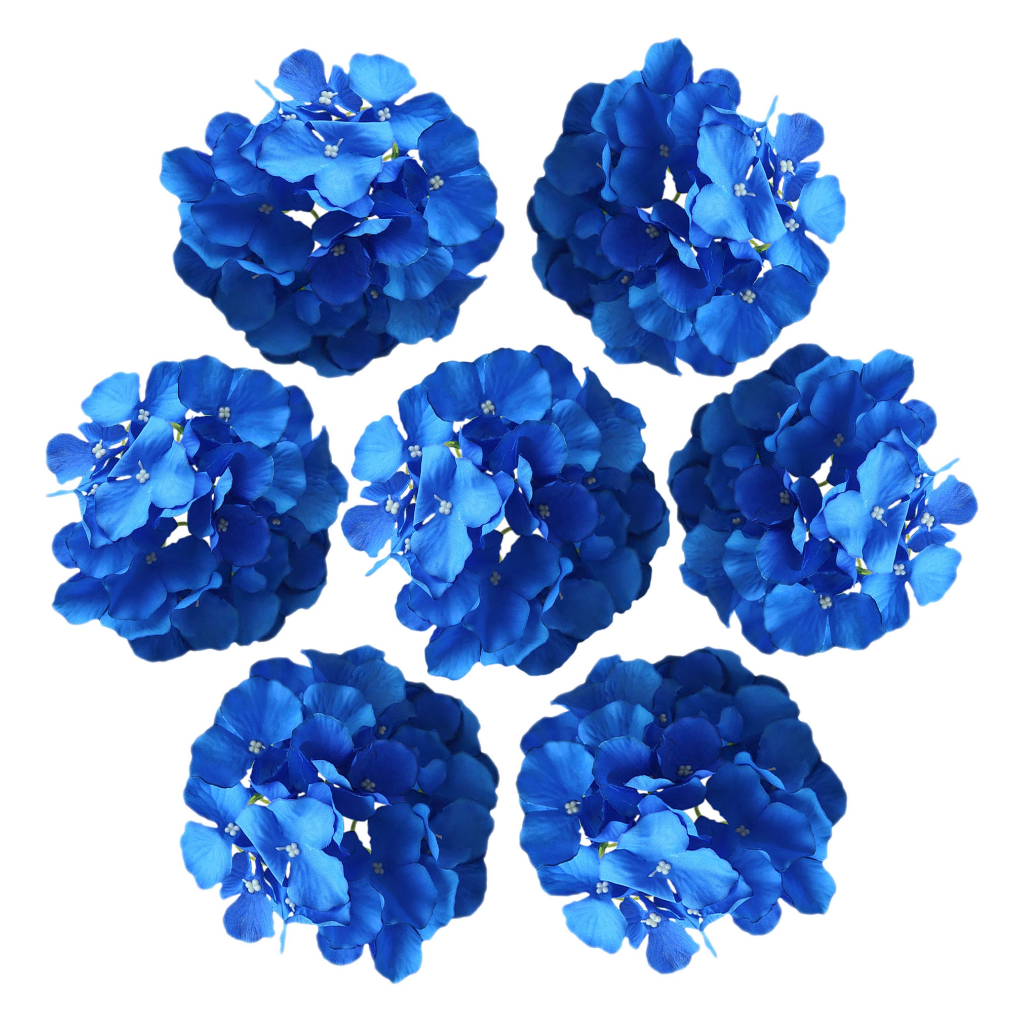 Artificial Silk Hydrange Flower Heads 7 inch