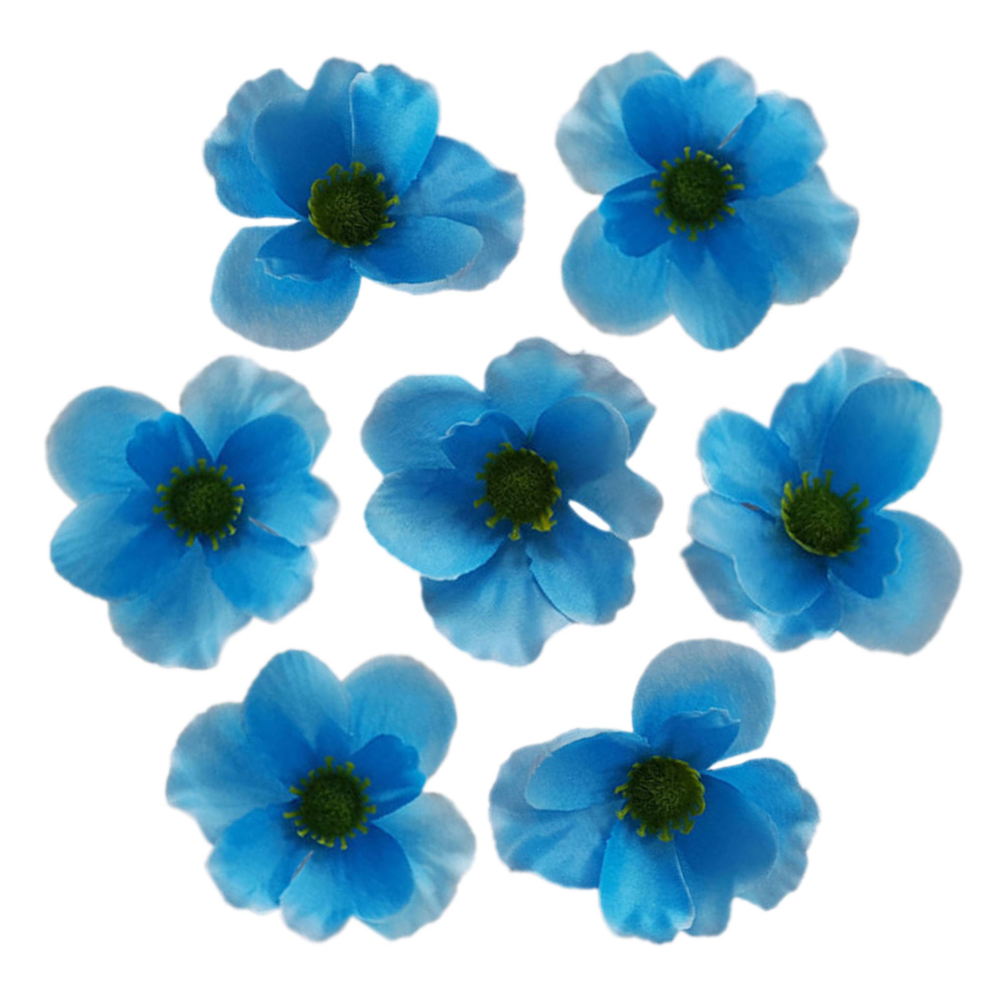 Silk Poppy Flowers Artificial Anemones