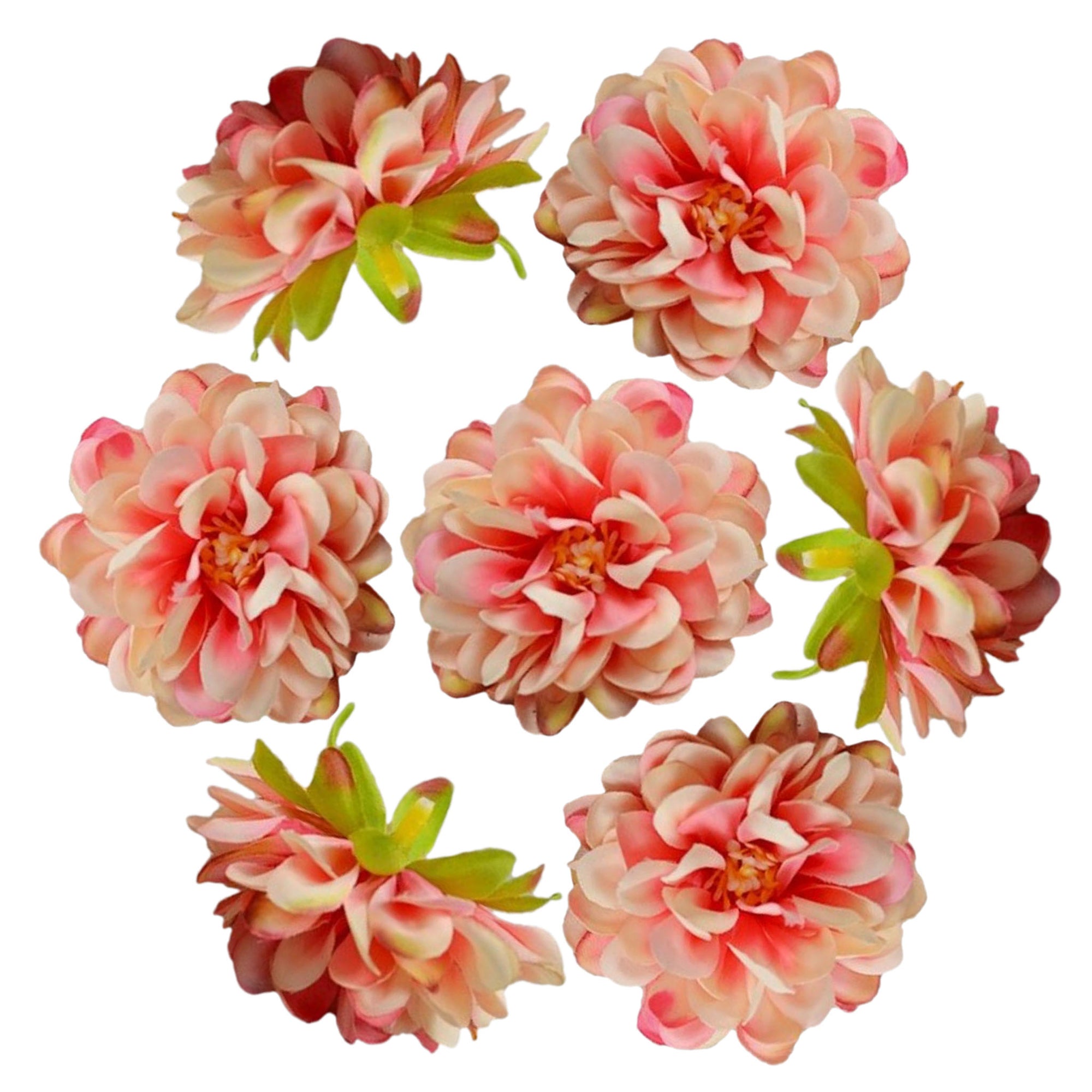 Silk Dahlia Bulk Artificial Flower Small Heads 7cm