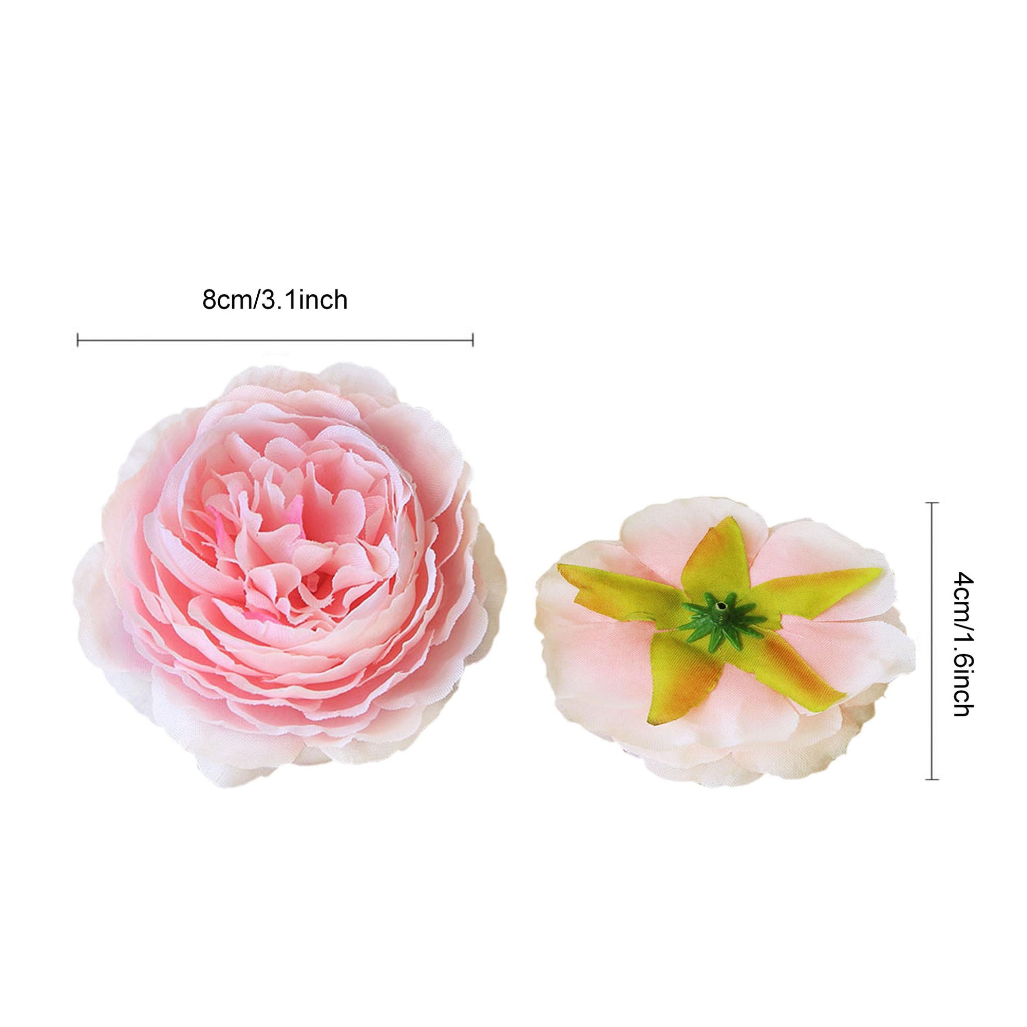 Small Silk Peony Bulk Flowers Fake Peonies 50pcs