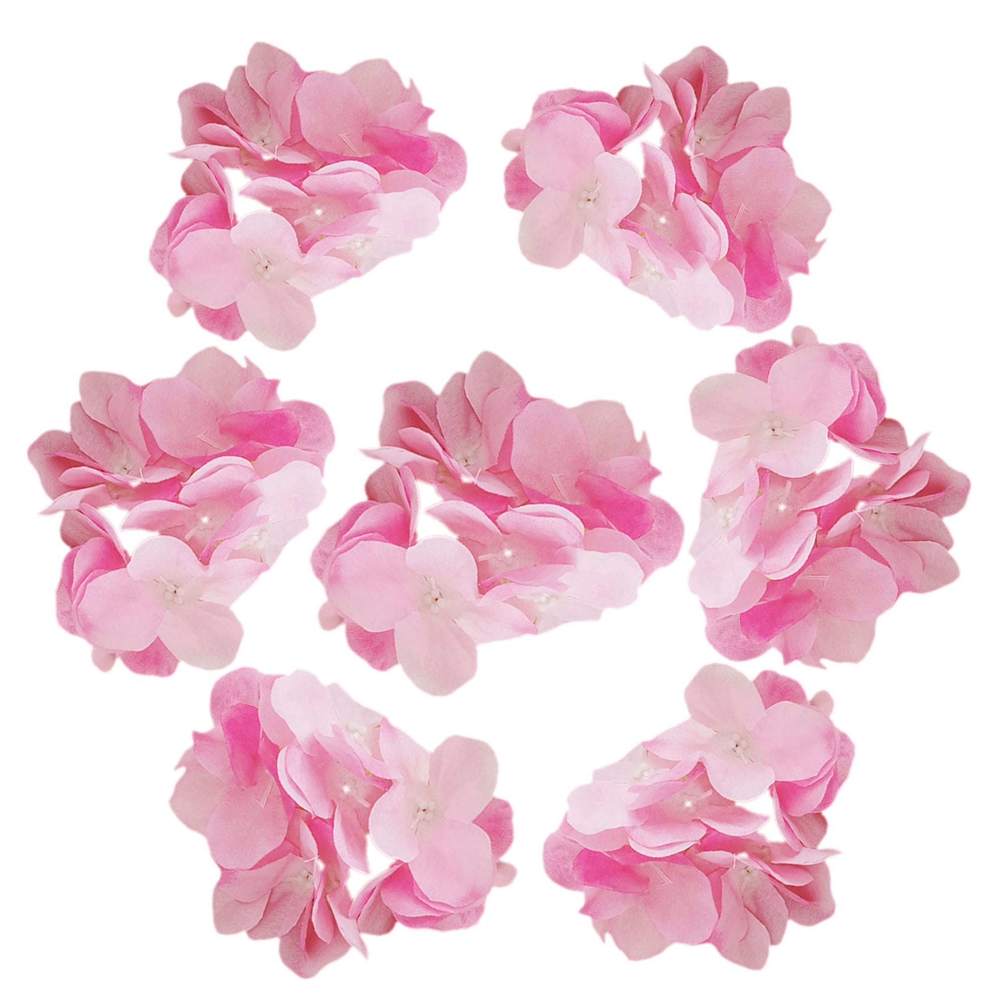 Silk Hydrangea Artificial Hydrangea 20 Flowers for Crafts Cake Topper Backdrops