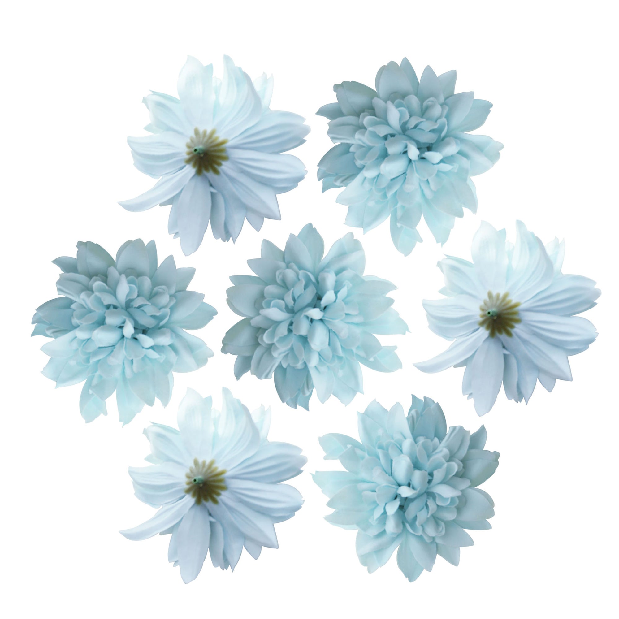 Artificial Dahlia Flowers Heads 4"