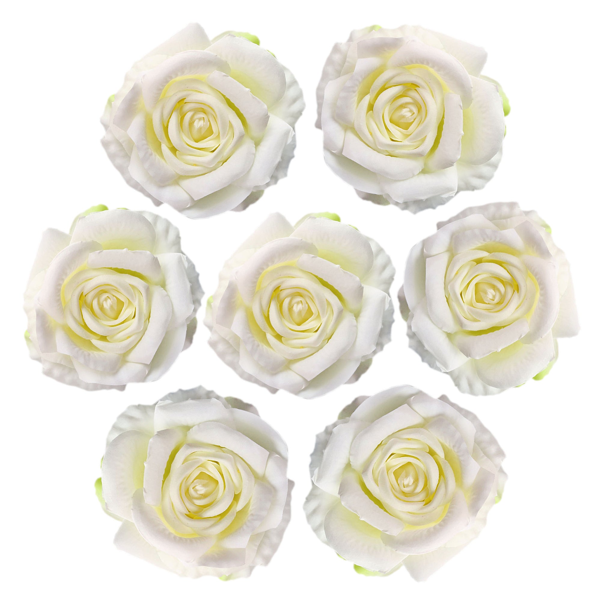 Large Silk Roses Bulk Artificial Flower Heads