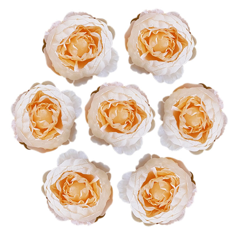 Silk Peony Flower Heads 50 Bulk for DIY Crafts Wedding Decor