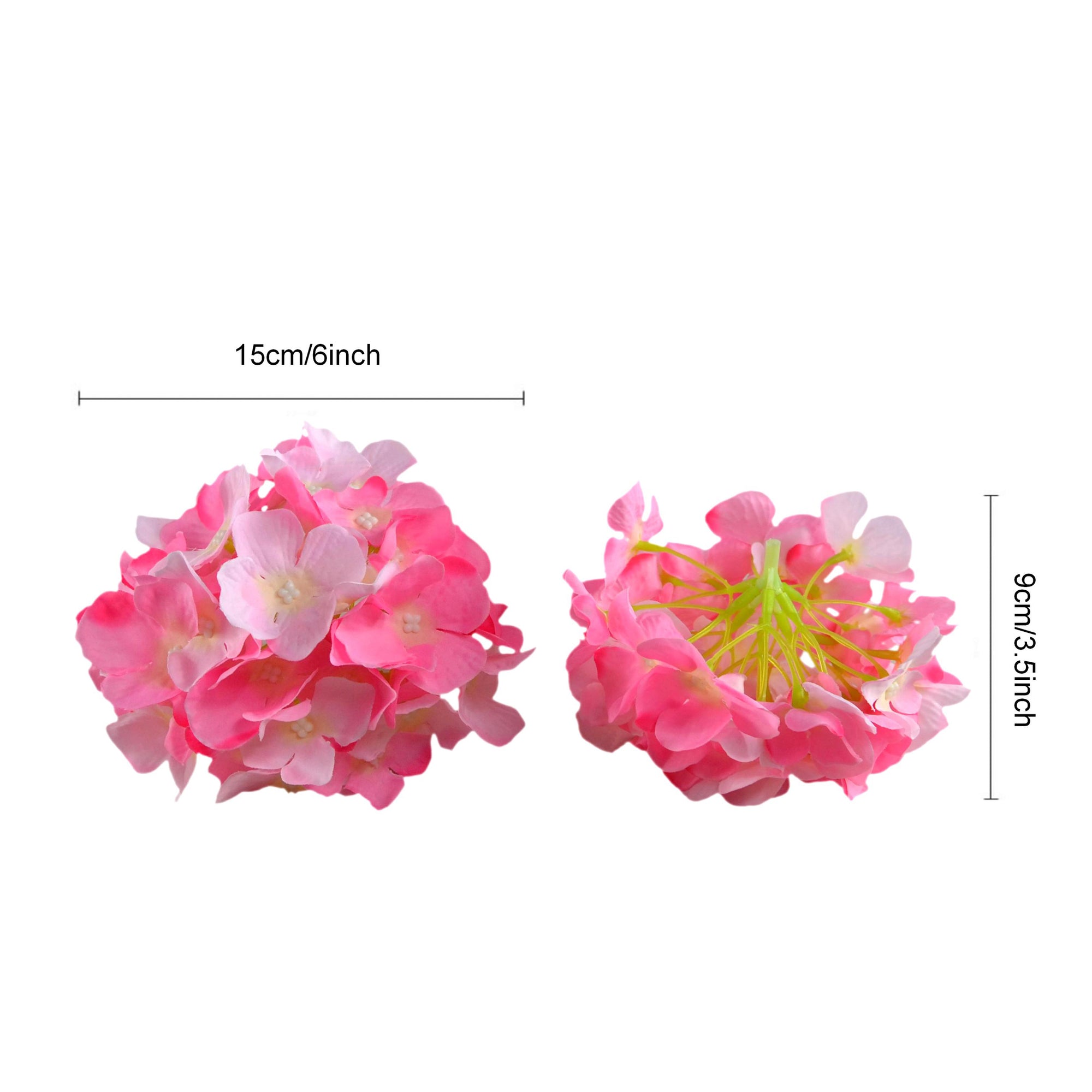 Silk Hydrangea Giant Flower Heads10pcs
