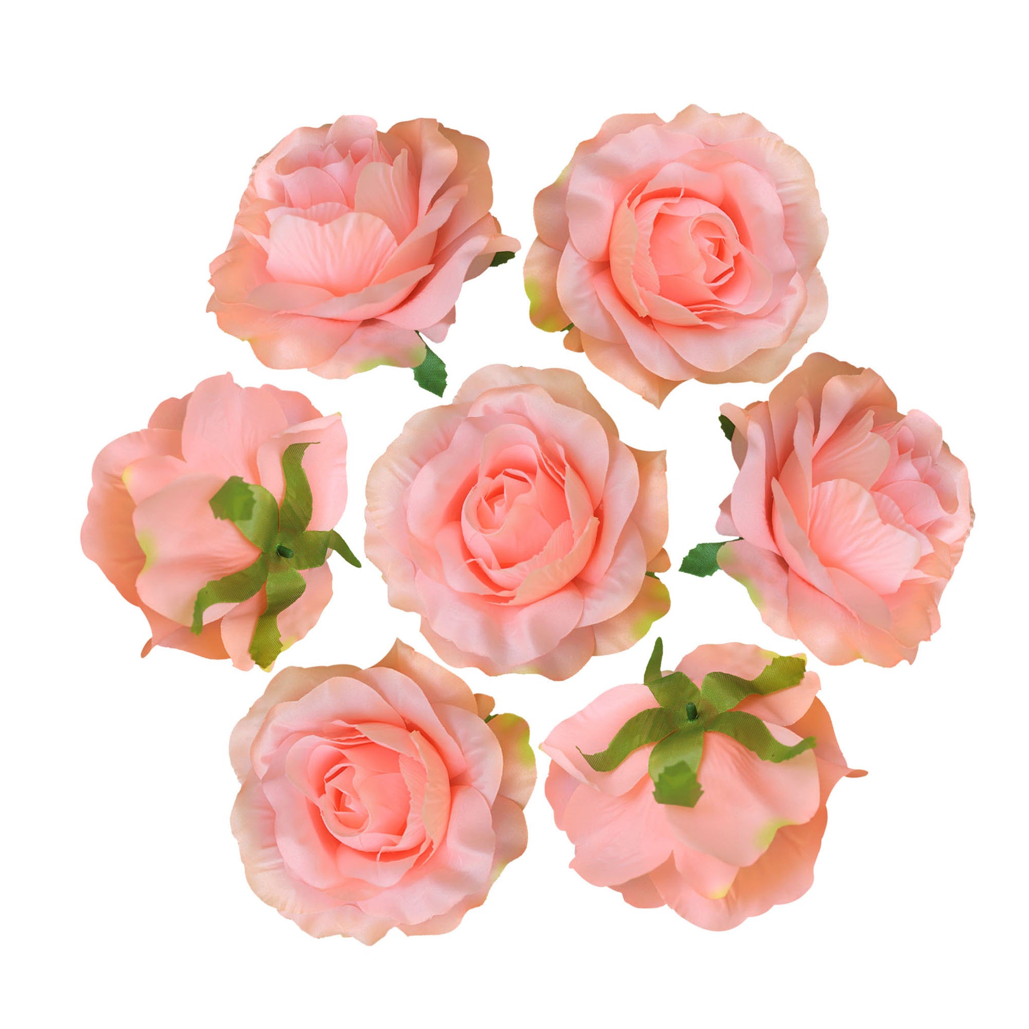 Extra Large Fake Silk Rose Heads 5 inches