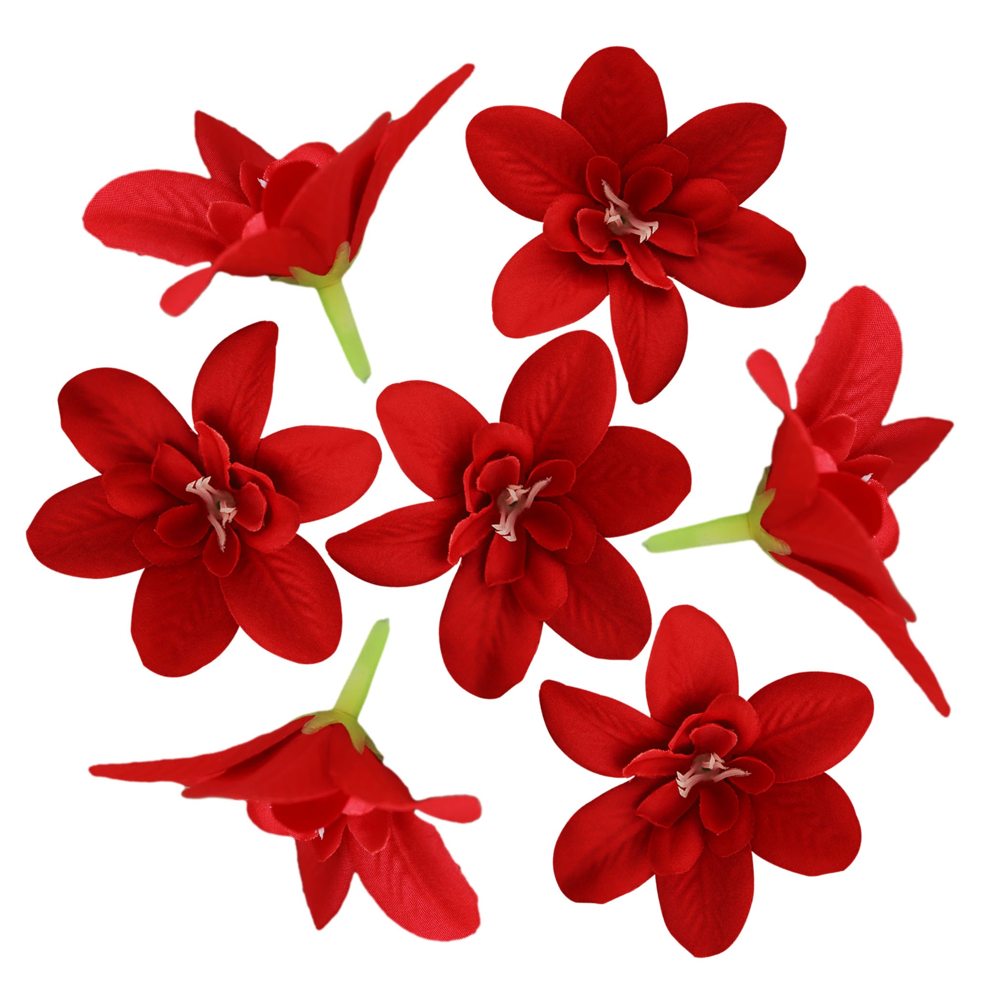 Thailand Silk Orchid Flower Heads 20pcs