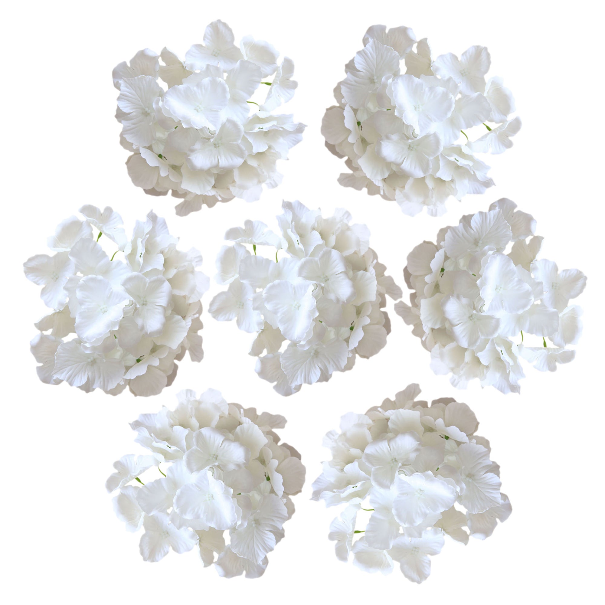 Artificial Silk Hydrange Flower Heads 7 inch