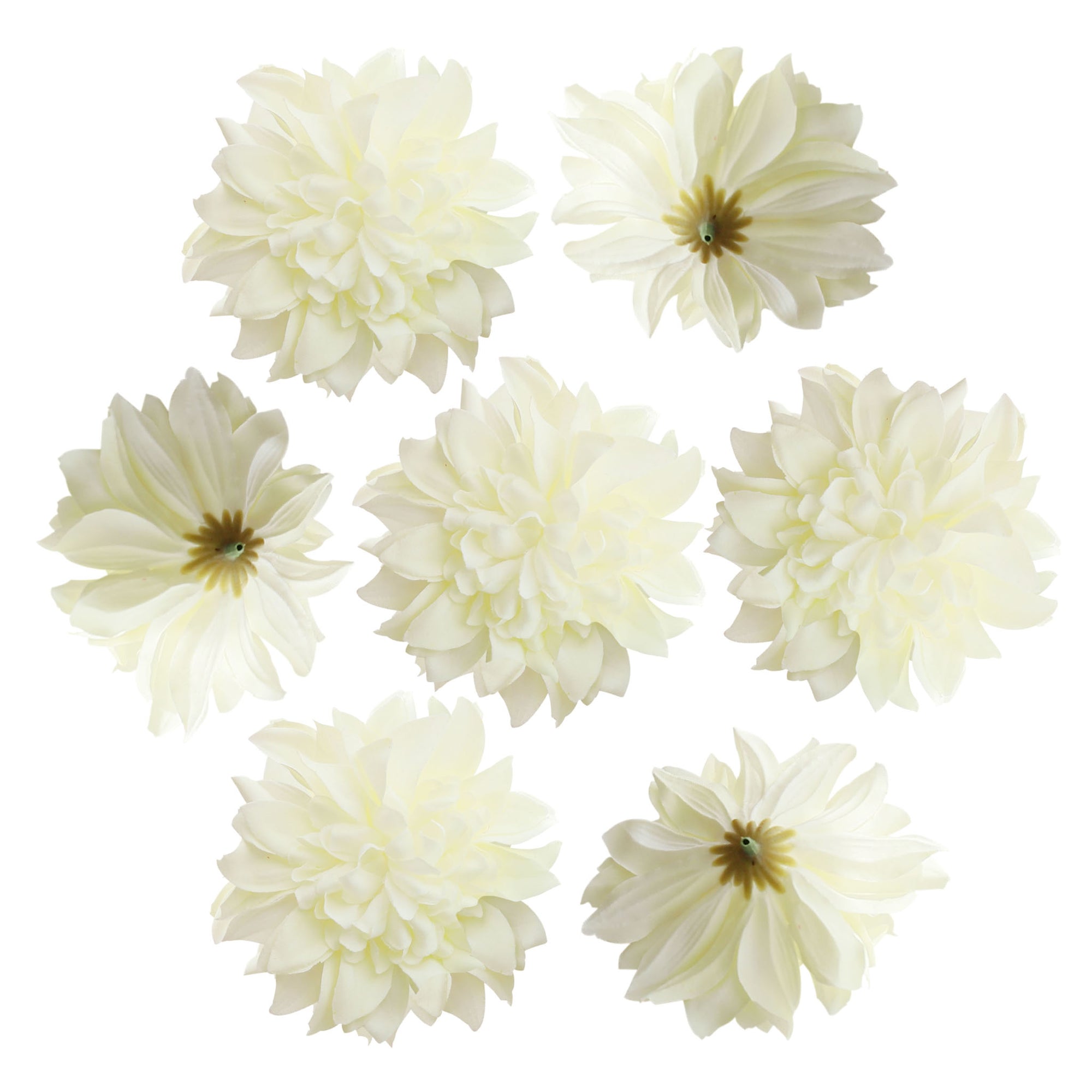 Artificial Dahlia Flowers Heads 4"
