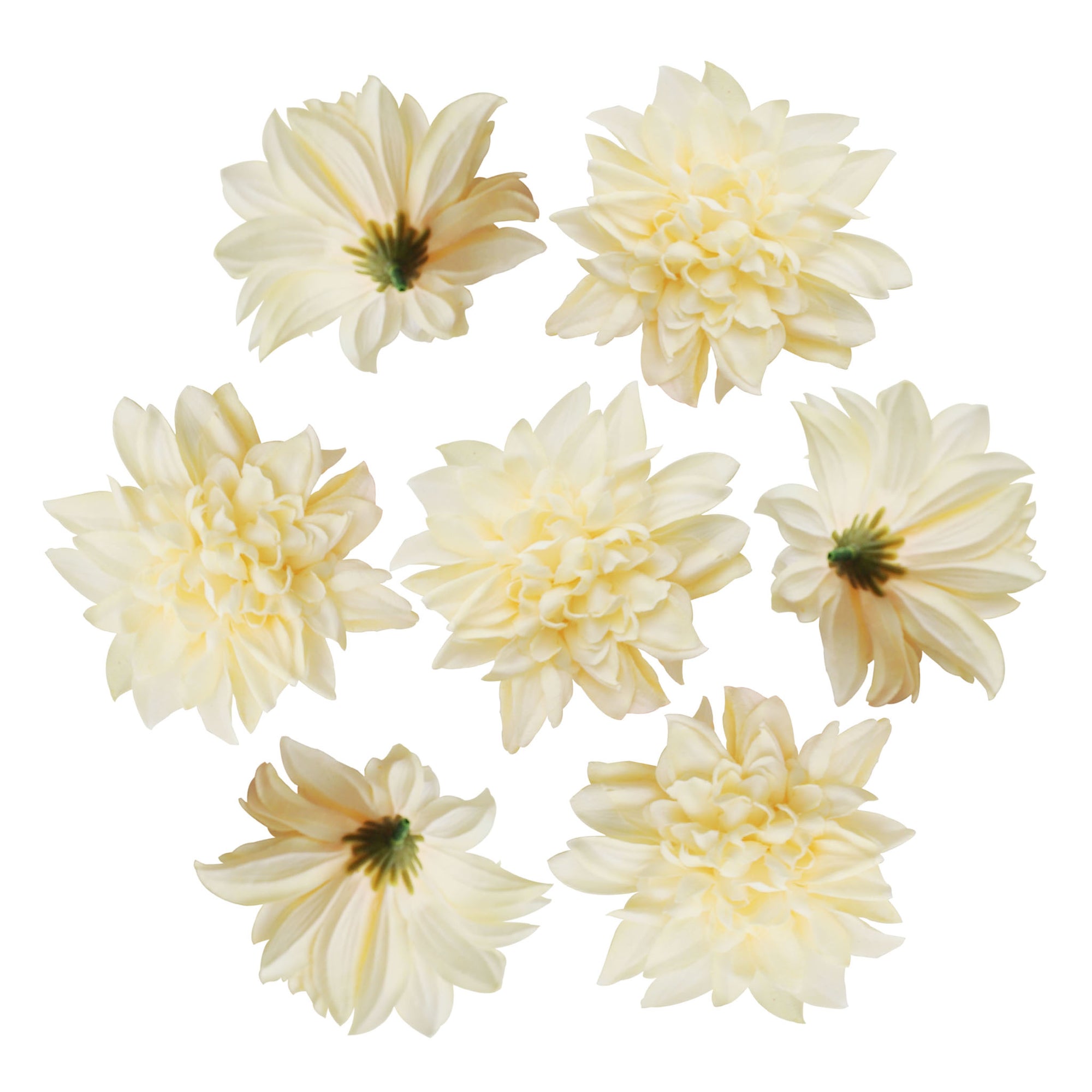 Artificial Dahlia Flowers Heads 4"