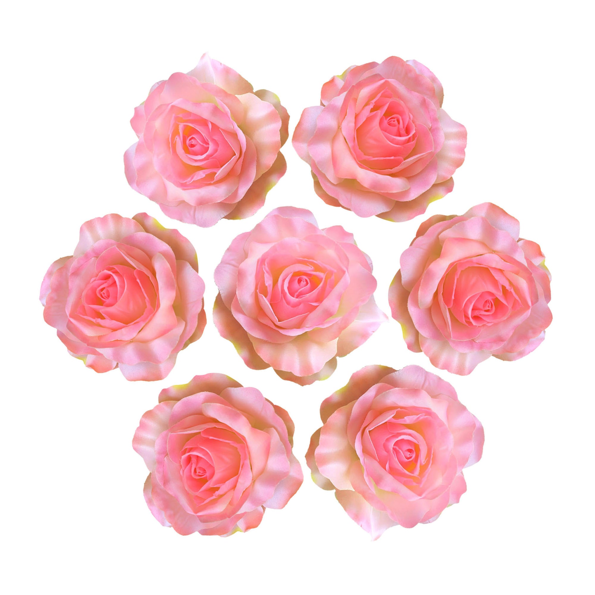 Extra Large Fake Silk Rose Heads 5 inches