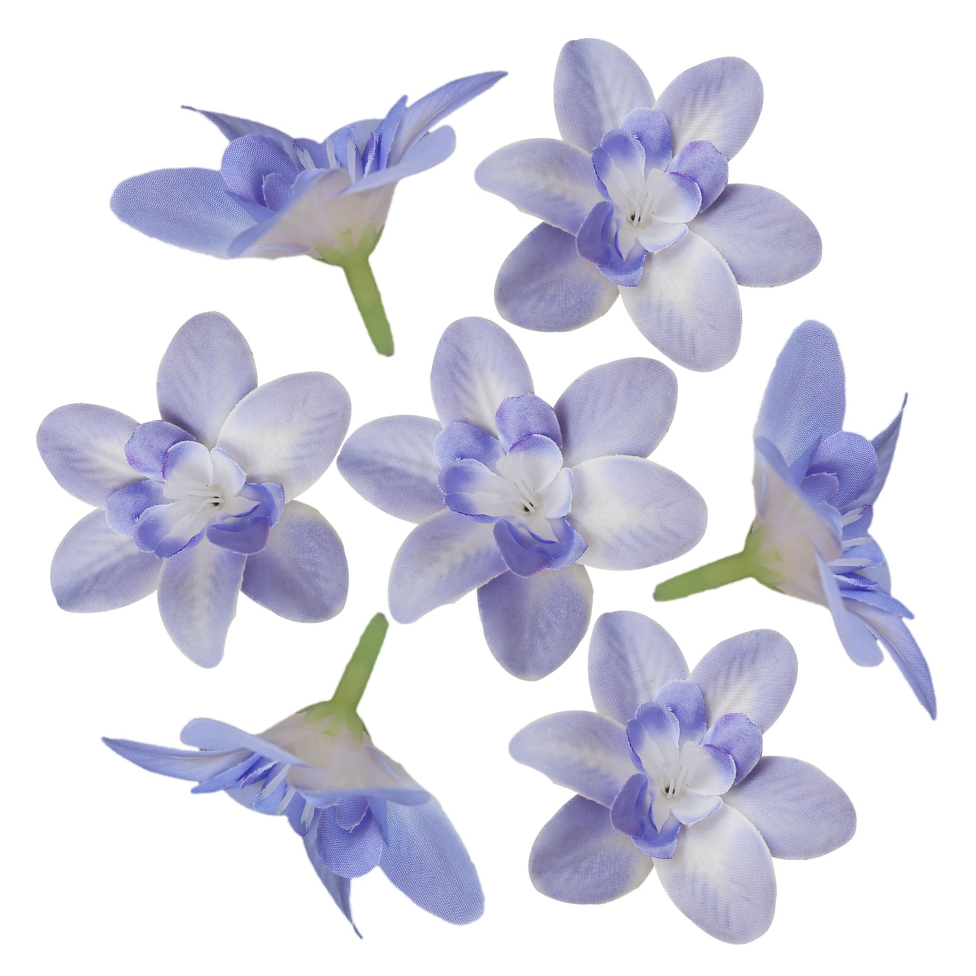 Thailand Silk Orchid Flower Heads 20pcs