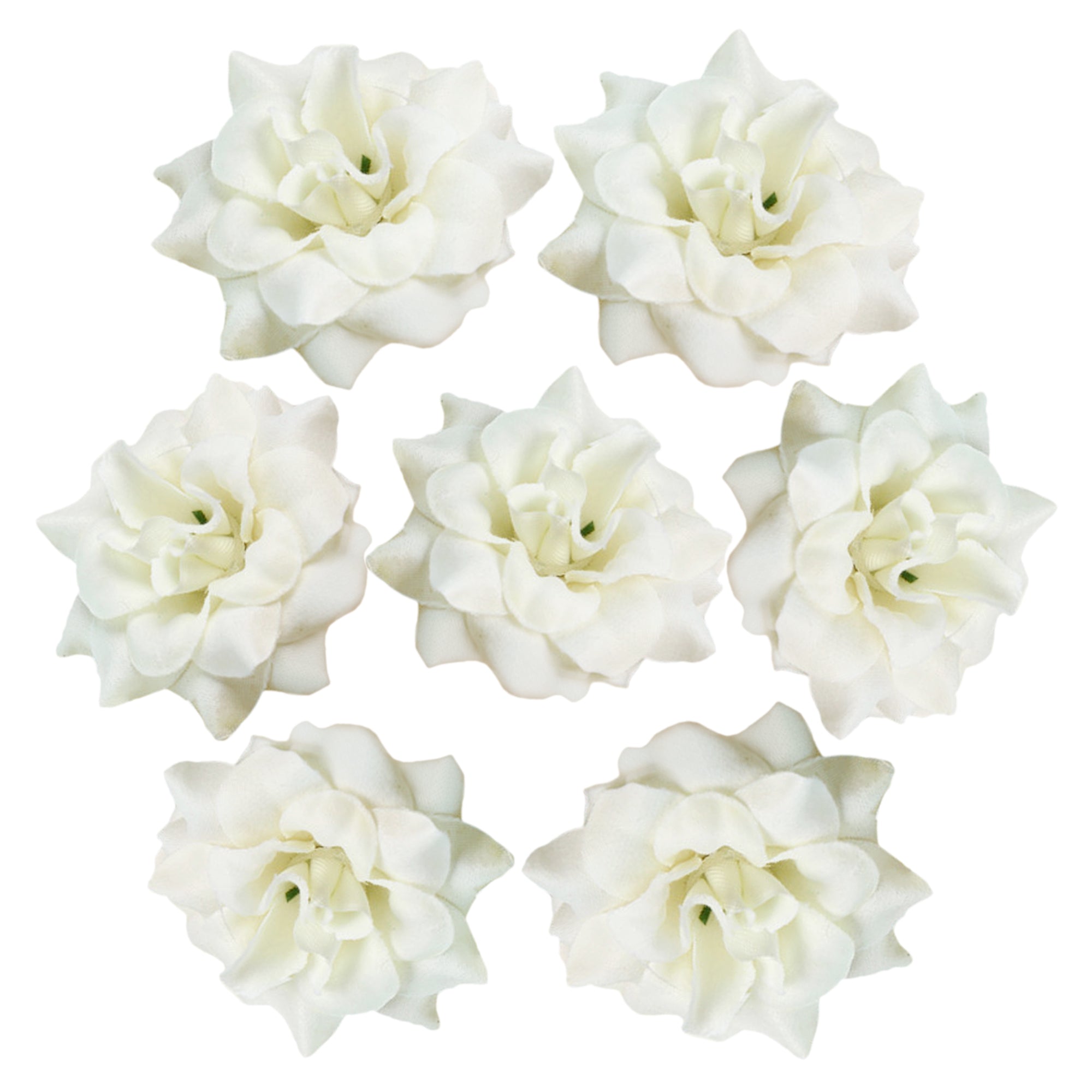 Small Silk Roses Flowers in Bulk Flocking Flowers 100 pcs for Hairpins Crafts