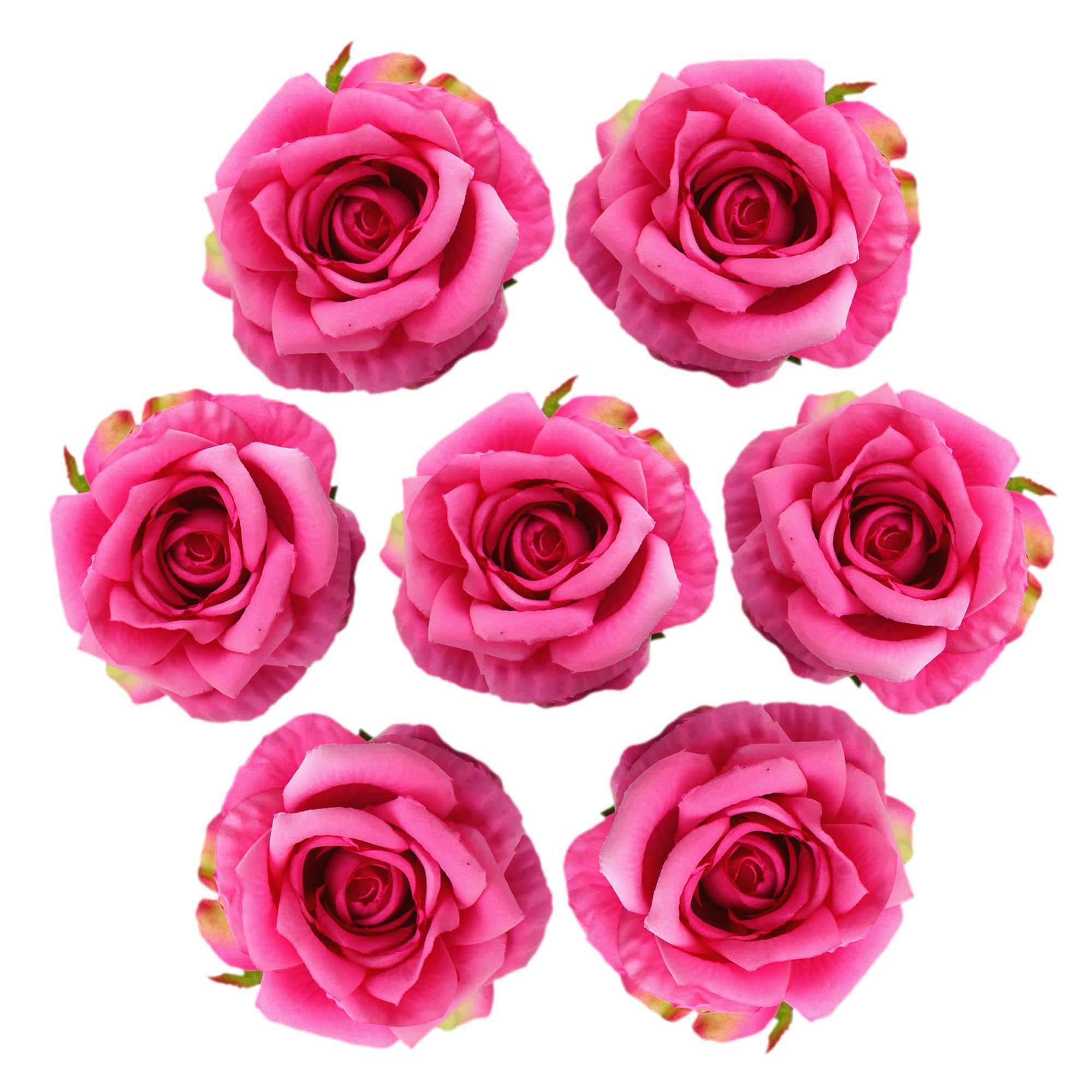 Large Silk Roses Bulk Artificial Flower Heads